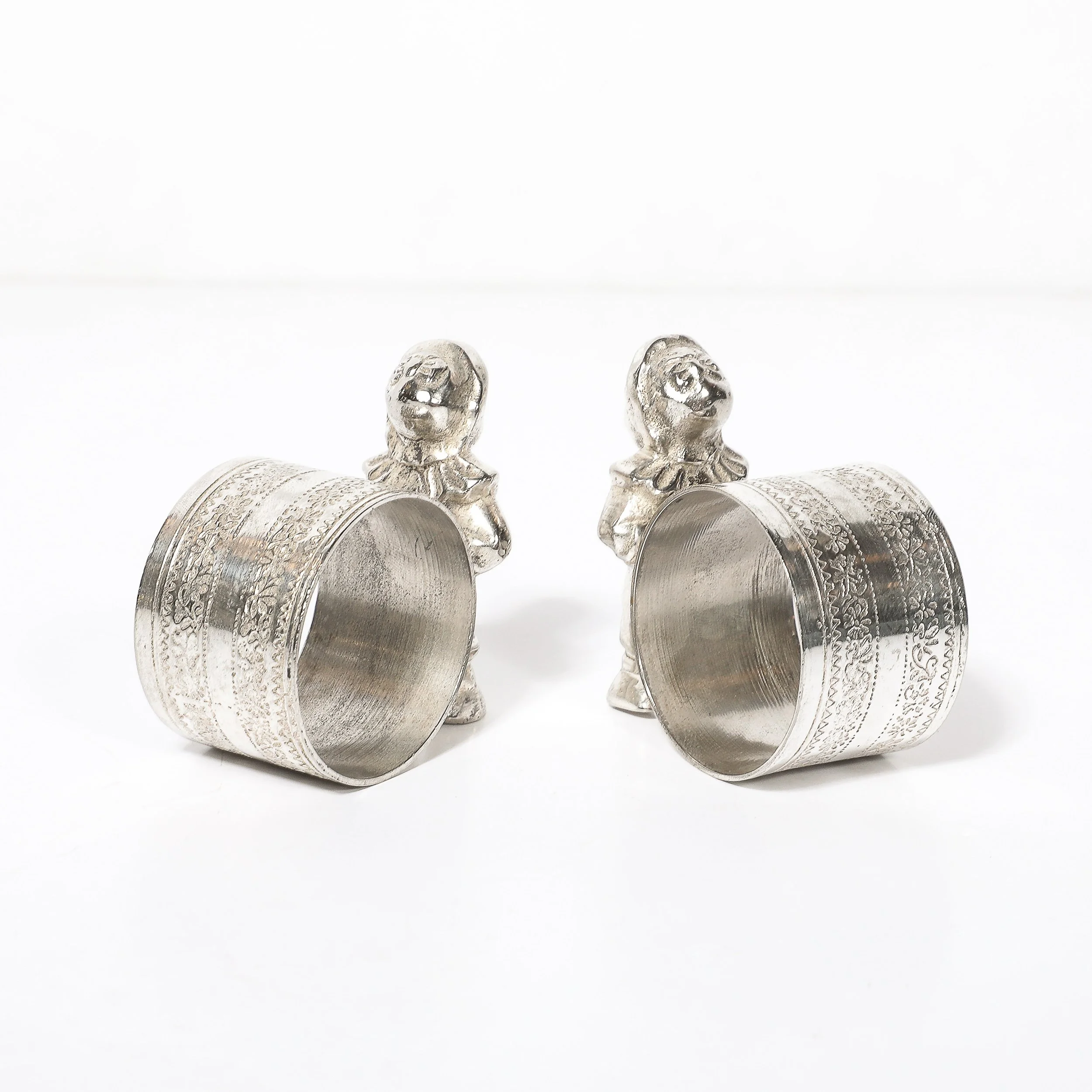 Pair of Victorian Silver-Plated 'Eton Boy' Napkin Holders offered by High Style Deco — image 7