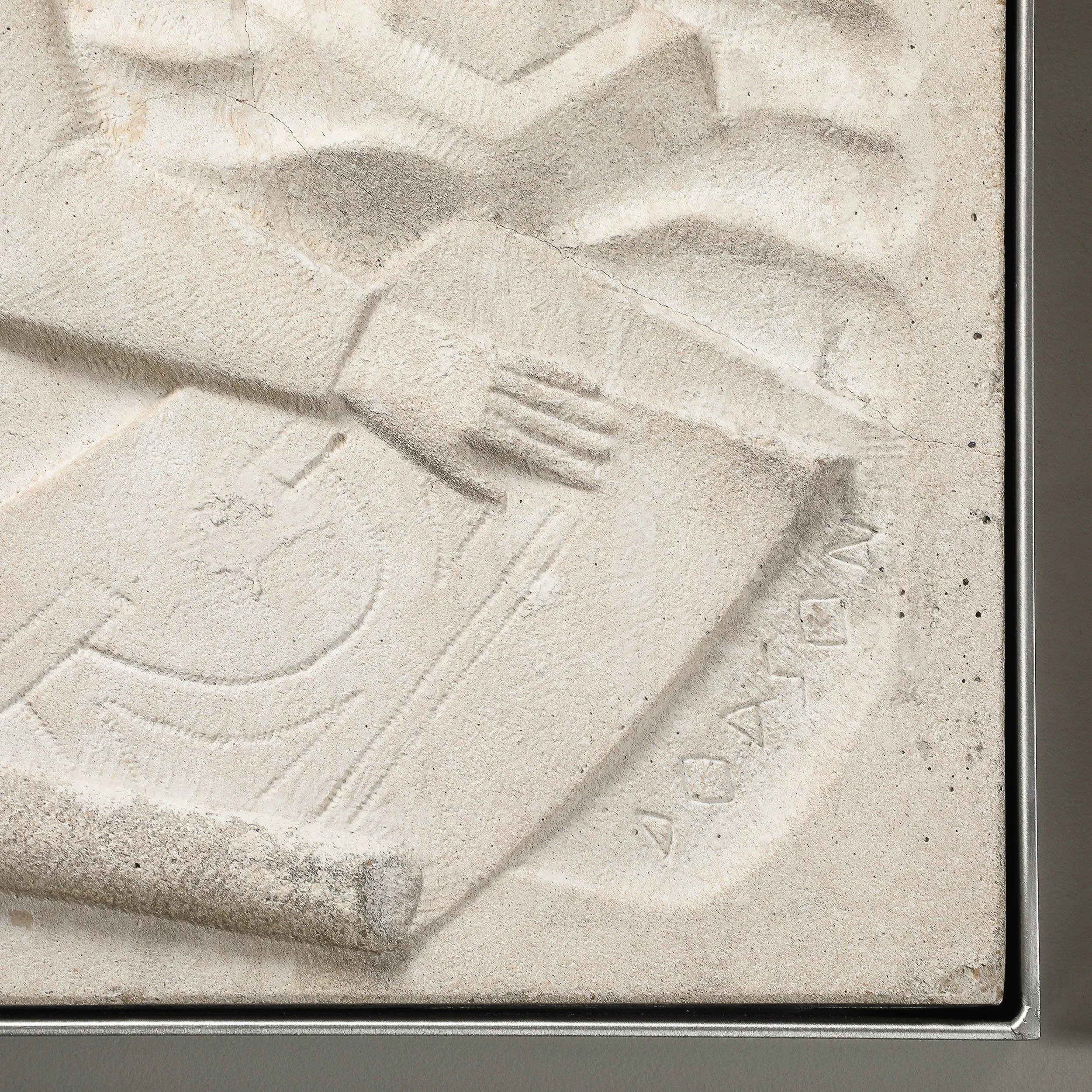 Series of Four Chuck Dodson Cast Concrete Art Deco Wall Plaques offered by High Style Deco — image 8