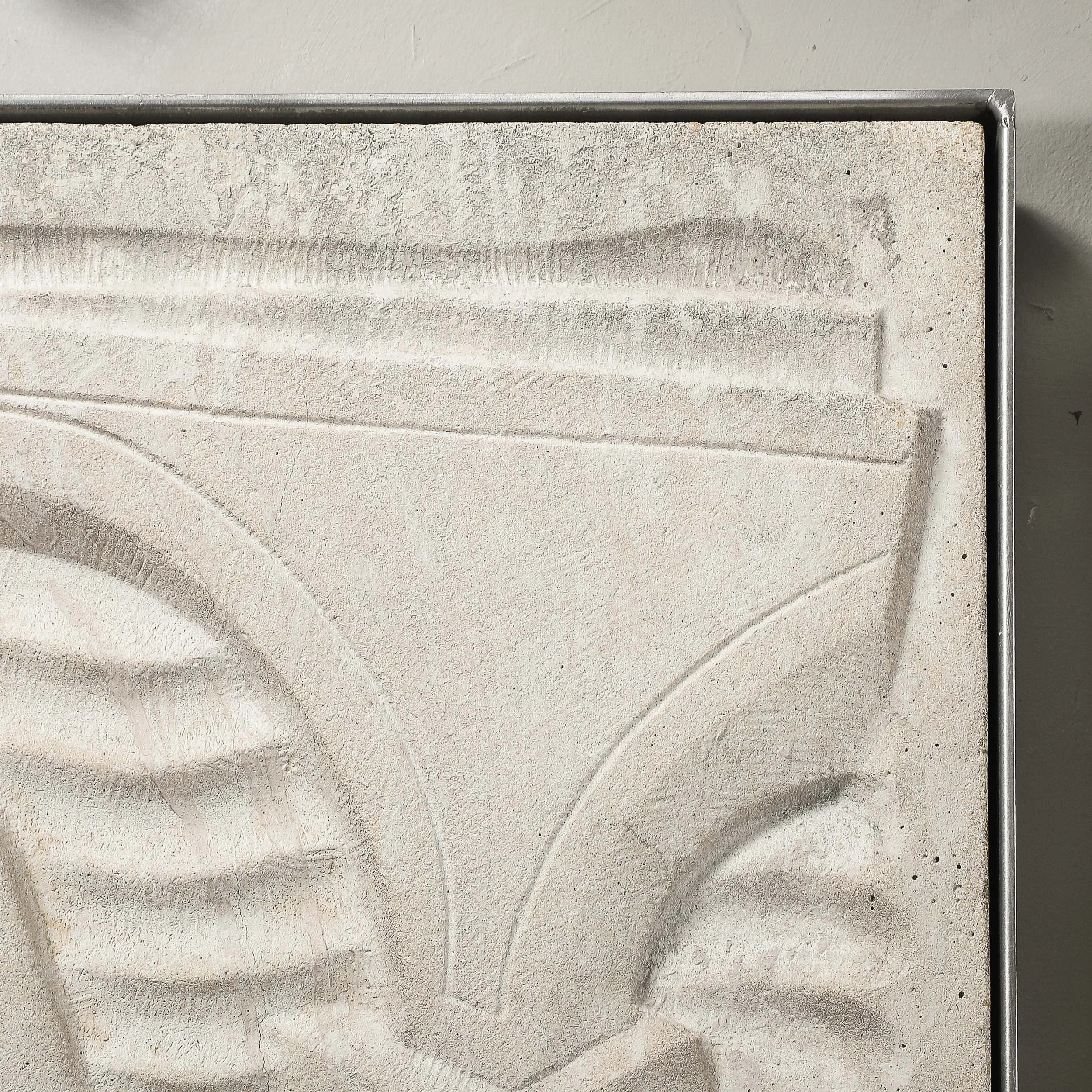 Series of Four Chuck Dodson Cast Concrete Art Deco Wall Plaques offered by High Style Deco — image 9