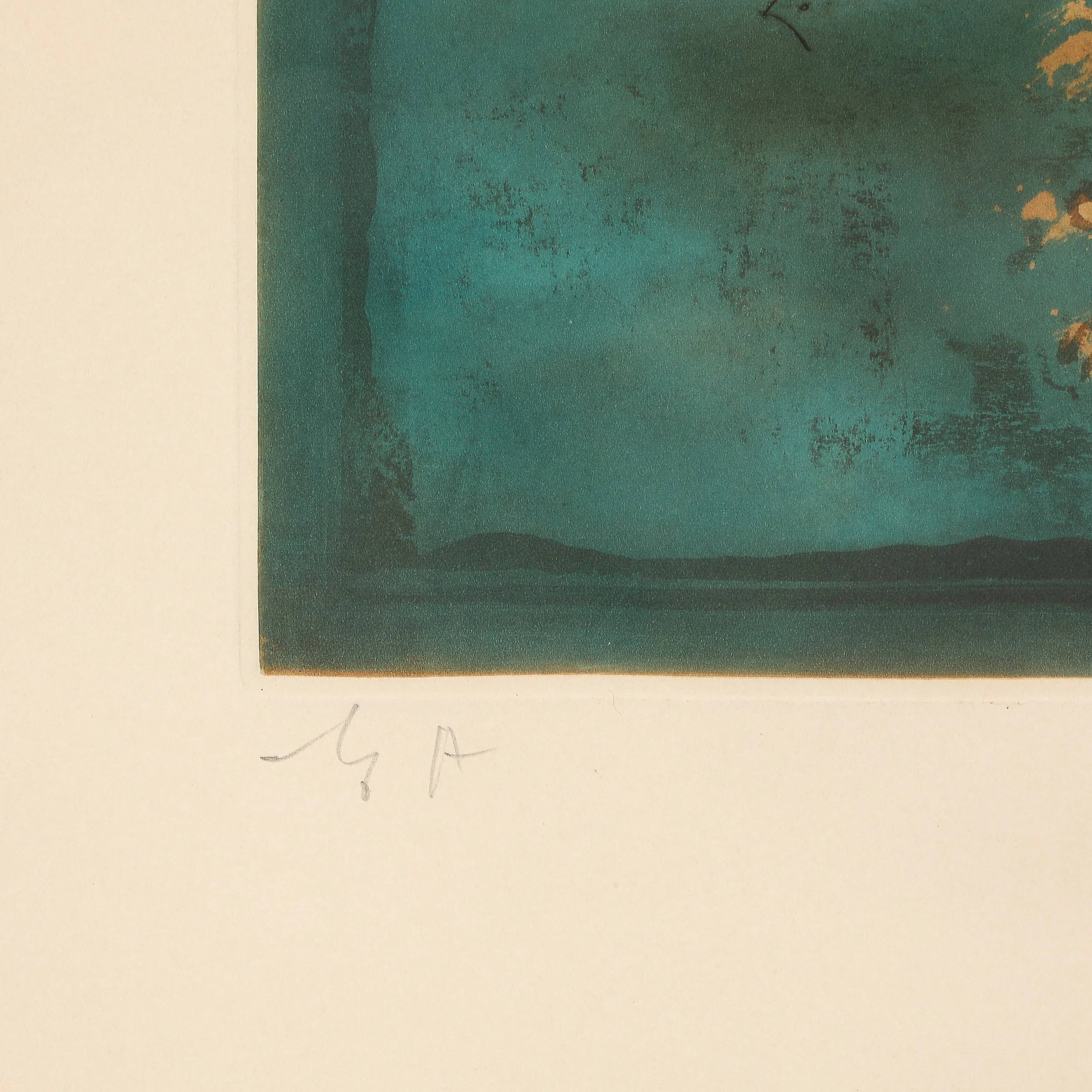 Kaiko MOTI "L'Aiglon" Aqua-Tinted Color Etching, Signed in Graphite offered by High Style Deco — image 6