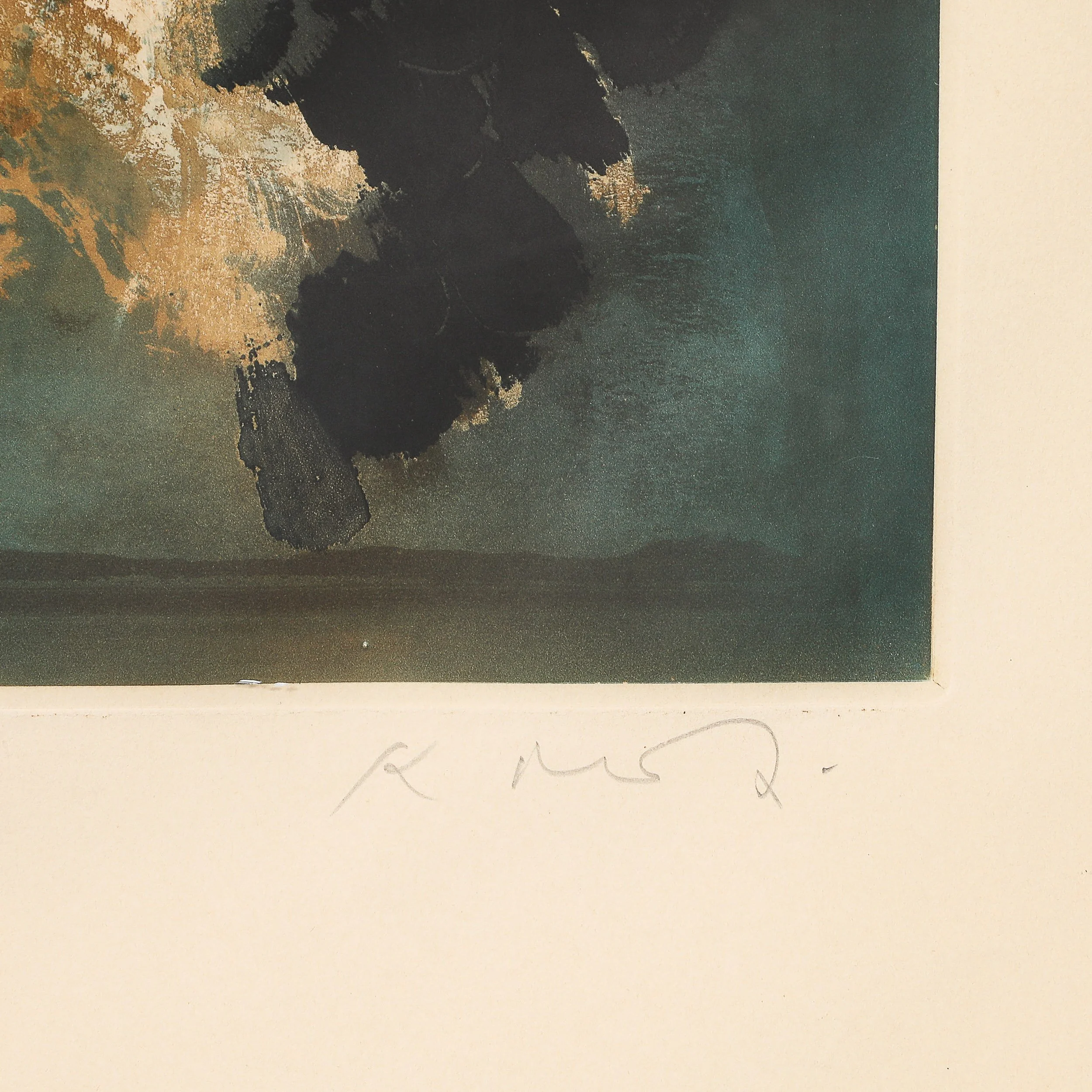 Kaiko MOTI "L'Aiglon" Aqua-Tinted Color Etching, Signed in Graphite offered by High Style Deco — image 7