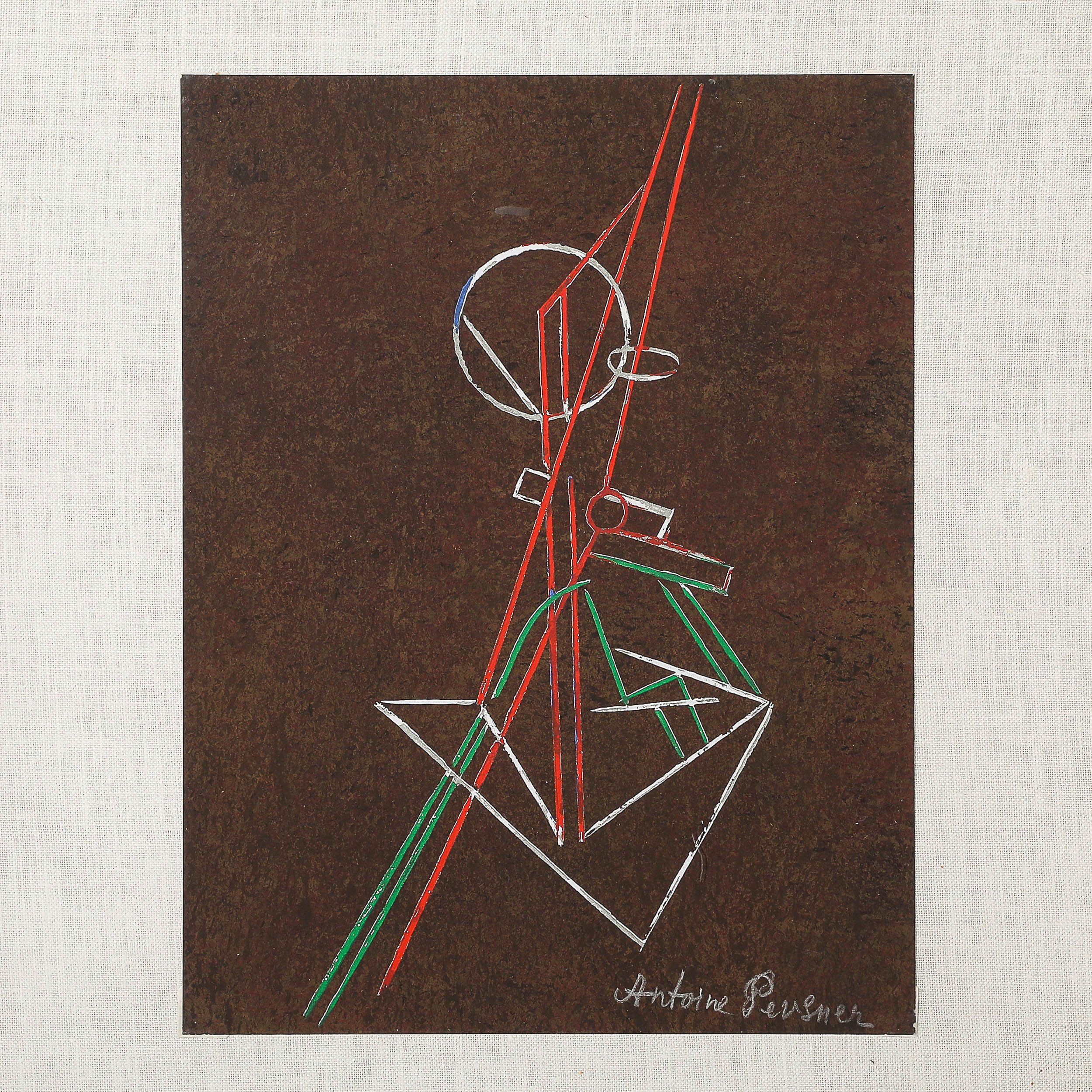 Antoine Pevsner Signed Abstract Composition Screenprint, 1961 offered by High Style Deco — image 4
