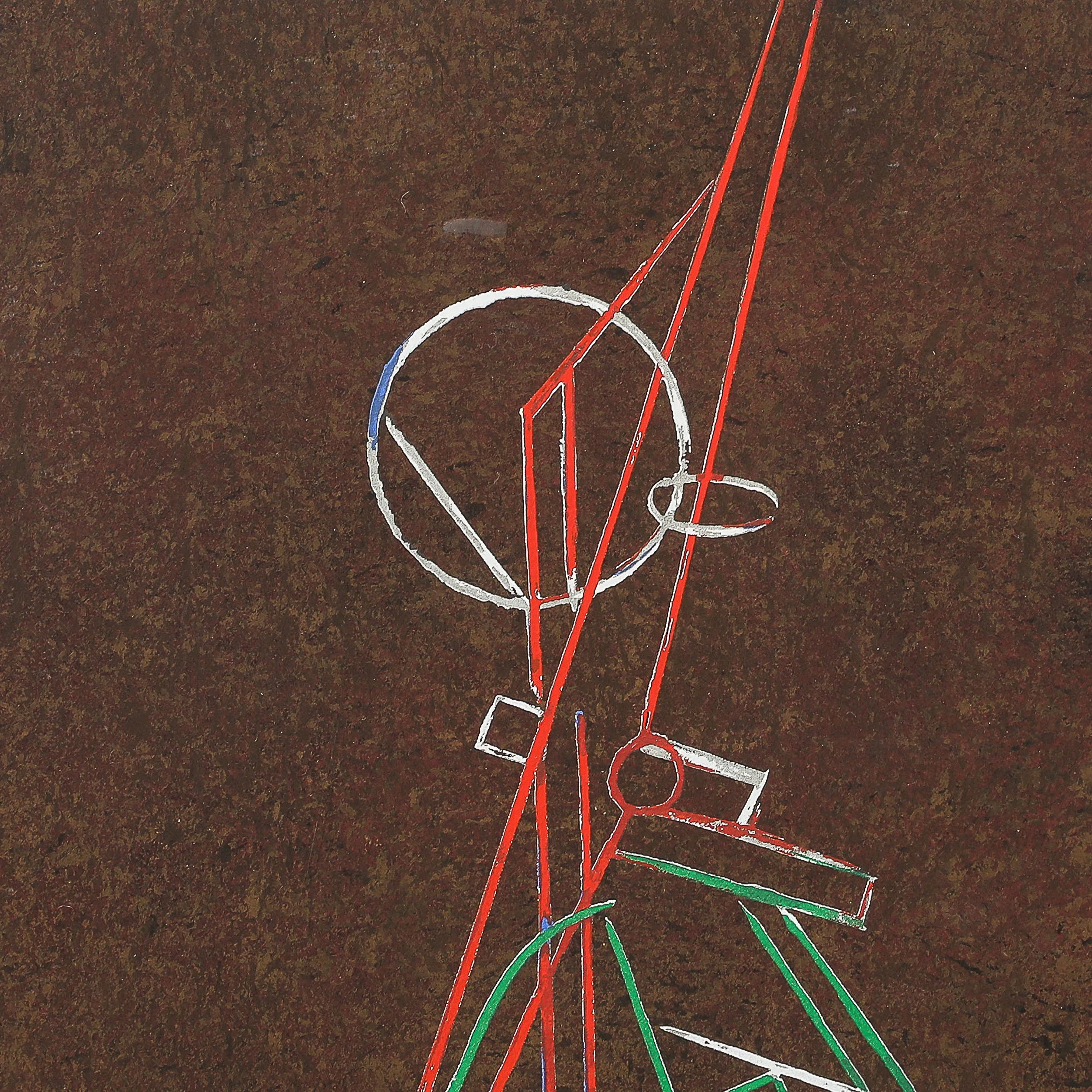 Antoine Pevsner Signed Abstract Composition Screenprint, 1961 offered by High Style Deco — image 5