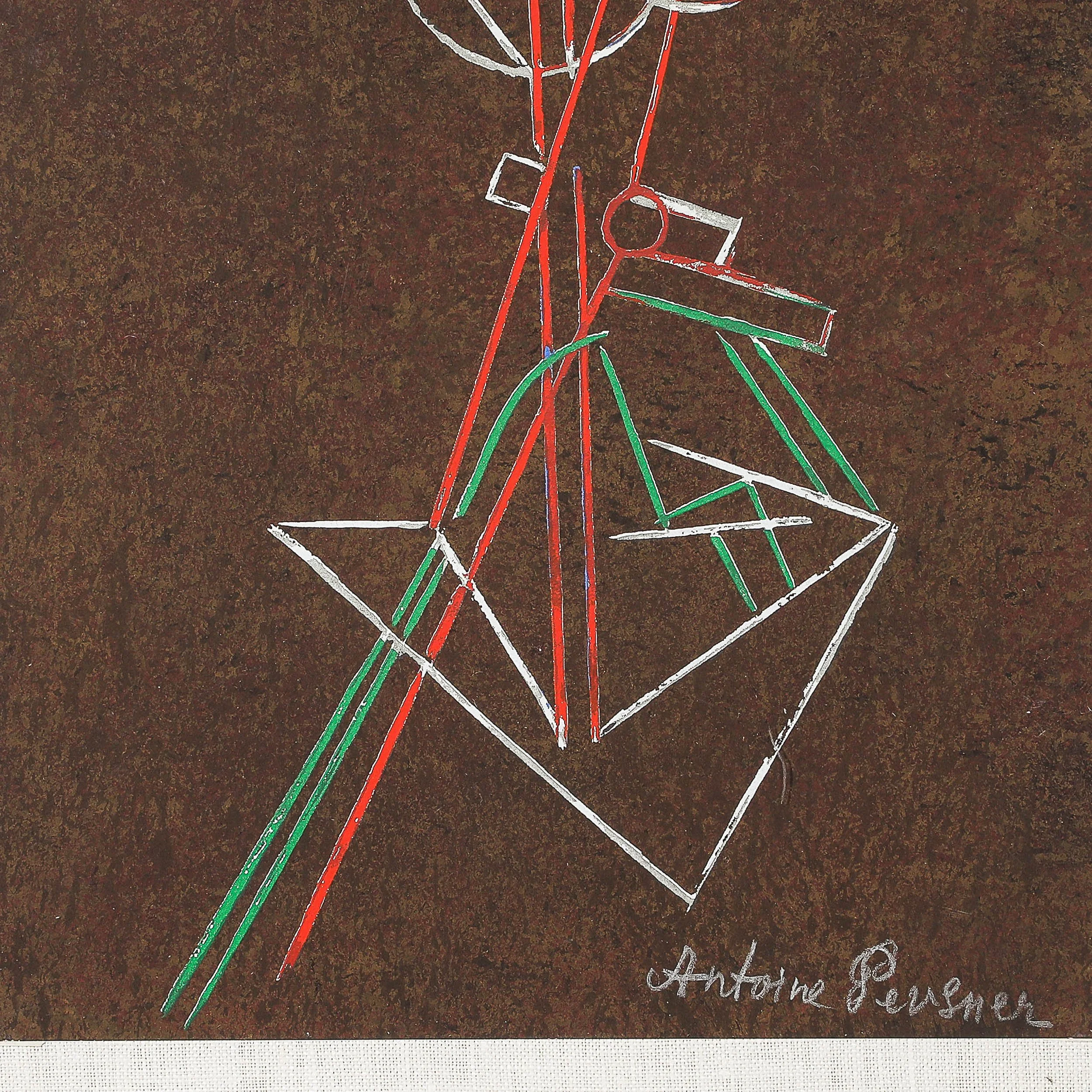 Antoine Pevsner Signed Abstract Composition Screenprint, 1961 offered by High Style Deco — image 6