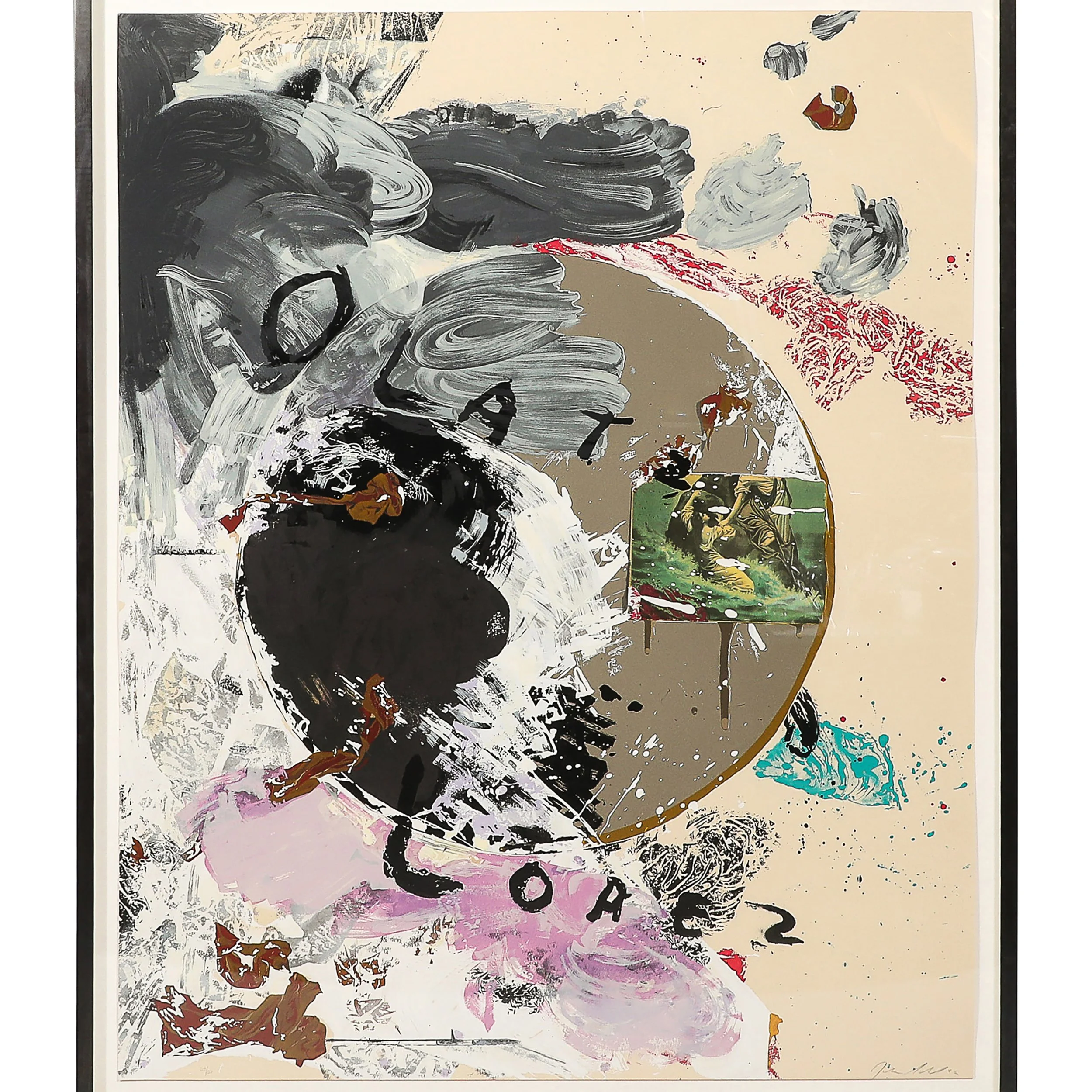 Olatz López, Color Screenprint on Arches Paper by Julian Schnabel offered by High Style Deco — image 2