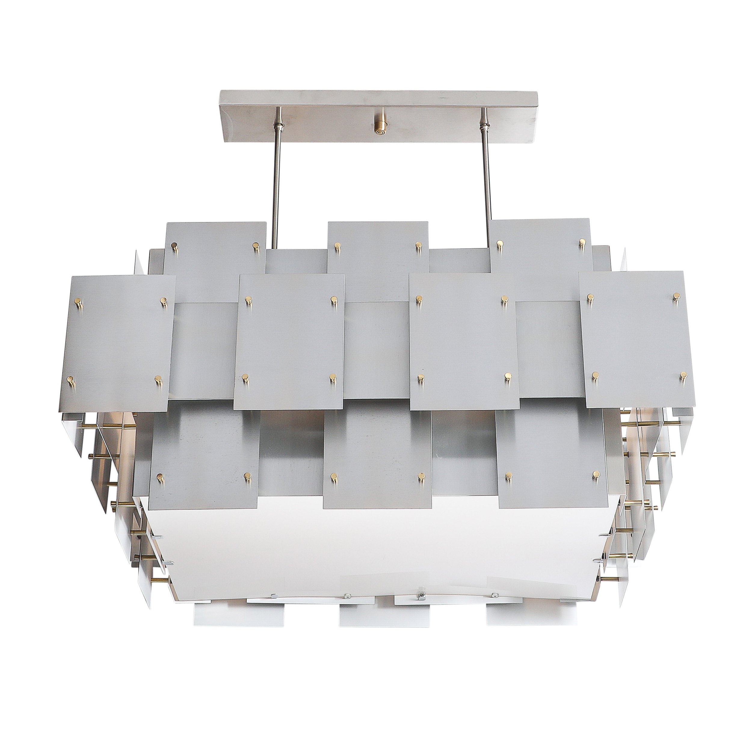Mid-Century Modernist Robert Sonneman "Cityscape" Chandelier offered by High Style Deco — image 4