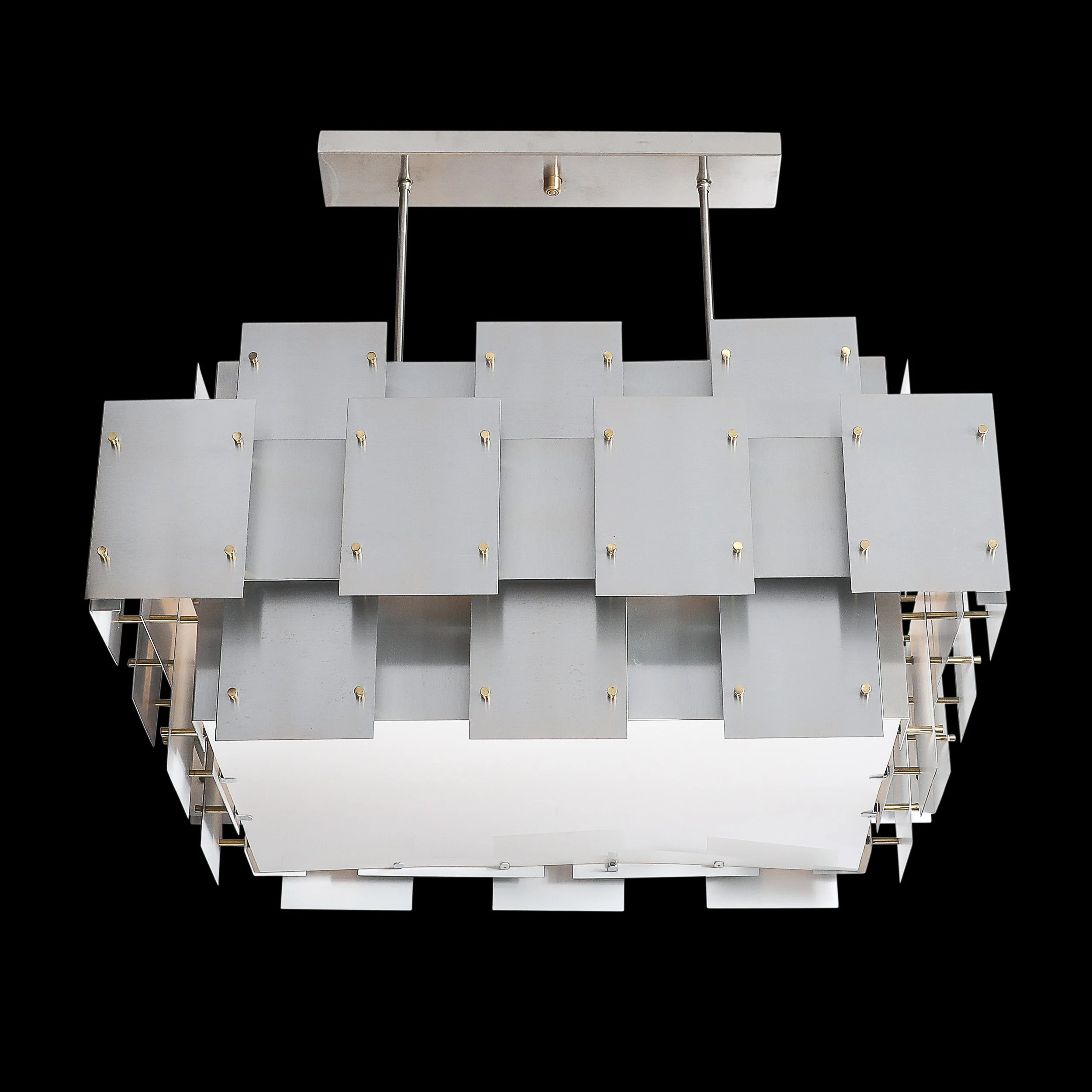 Mid-Century Modernist Robert Sonneman "Cityscape" Chandelier offered by High Style Deco — image 5