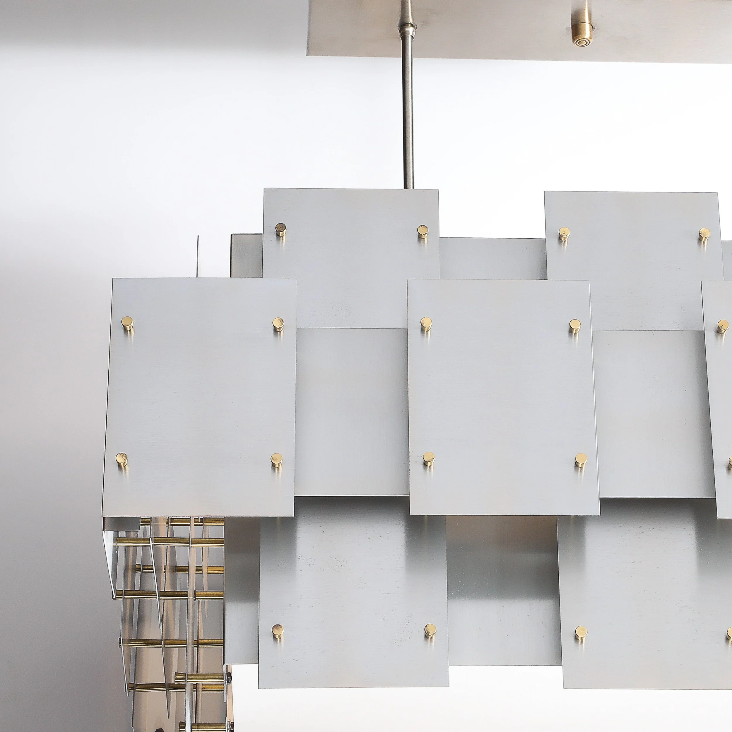 Mid-Century Modernist Robert Sonneman "Cityscape" Chandelier offered by High Style Deco — image 7