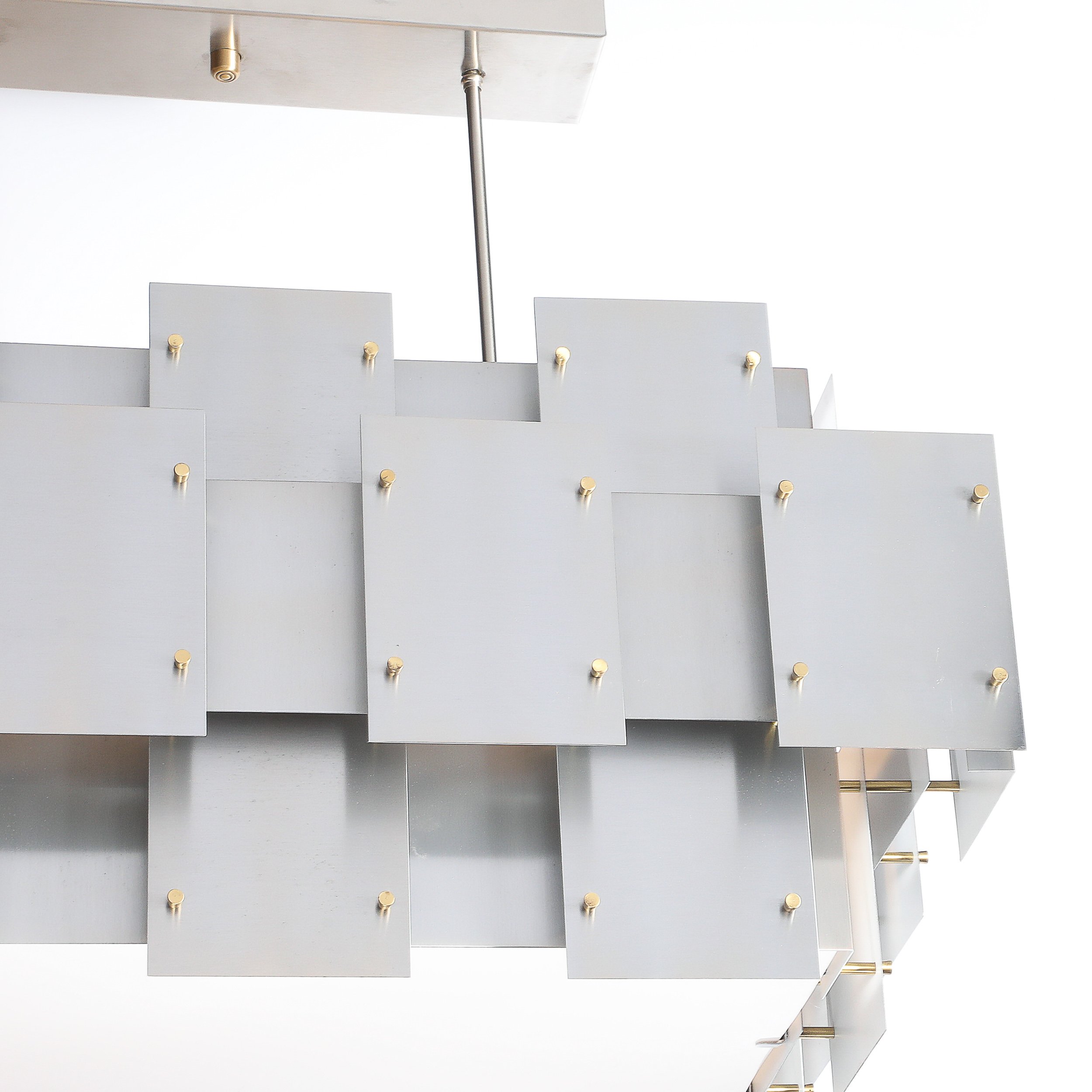 Mid-Century Modernist Robert Sonneman "Cityscape" Chandelier offered by High Style Deco — image 8