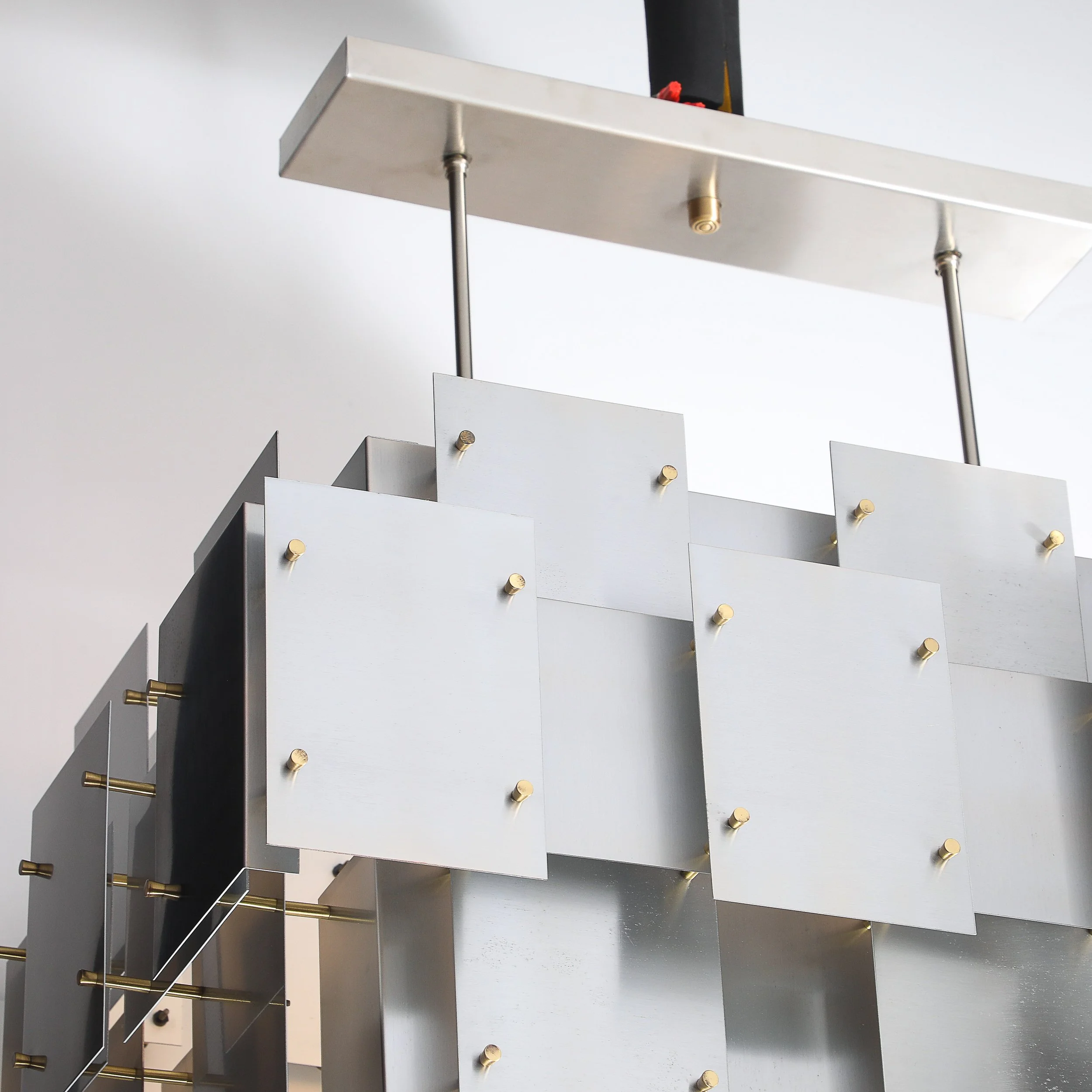 Mid-Century Modernist Robert Sonneman "Cityscape" Chandelier offered by High Style Deco — image 9