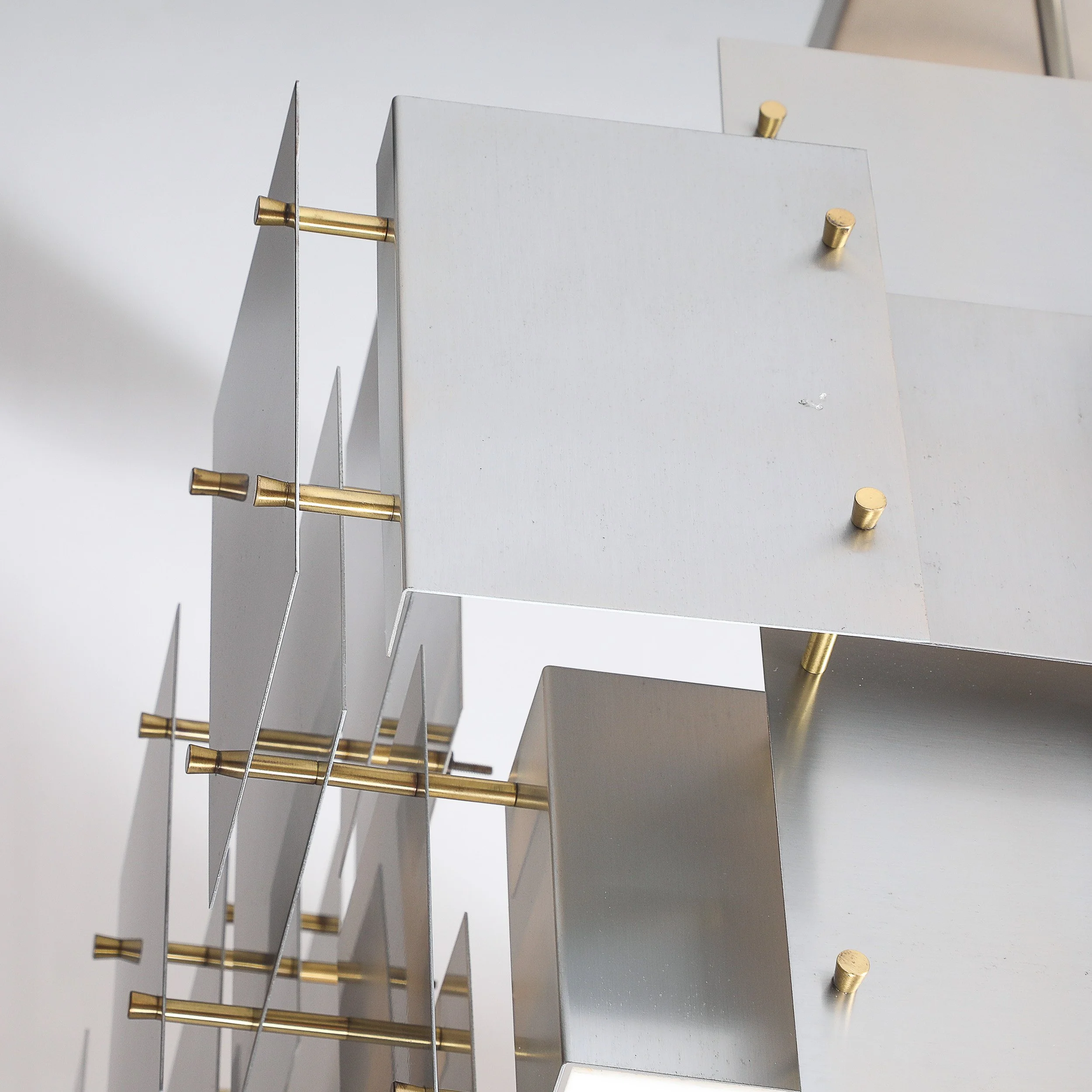 Mid-Century Modernist Robert Sonneman "Cityscape" Chandelier offered by High Style Deco — image 13