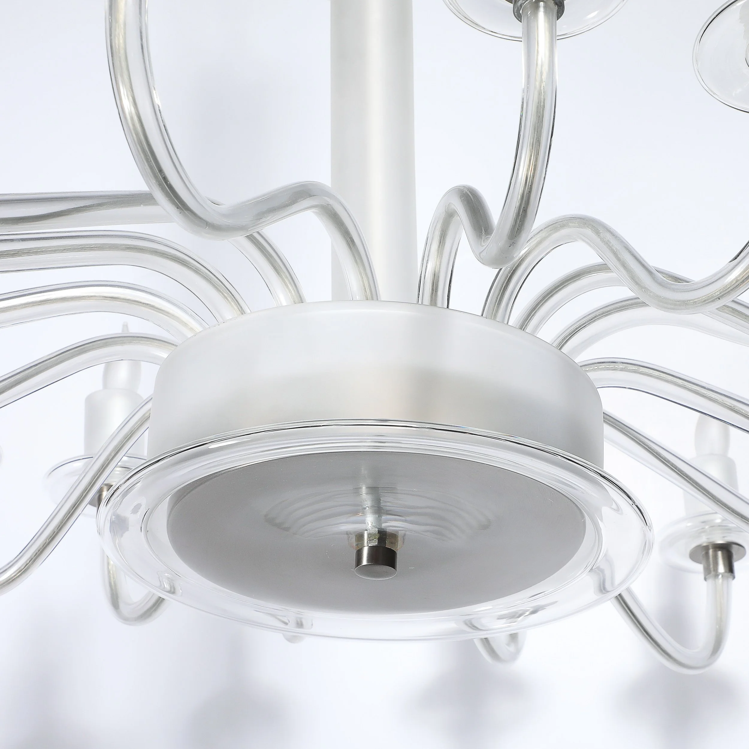 Mid-Century Modern Classical Hand-Blown Murano Glass 16-Arm Chandelier offered by High Style Deco — image 14