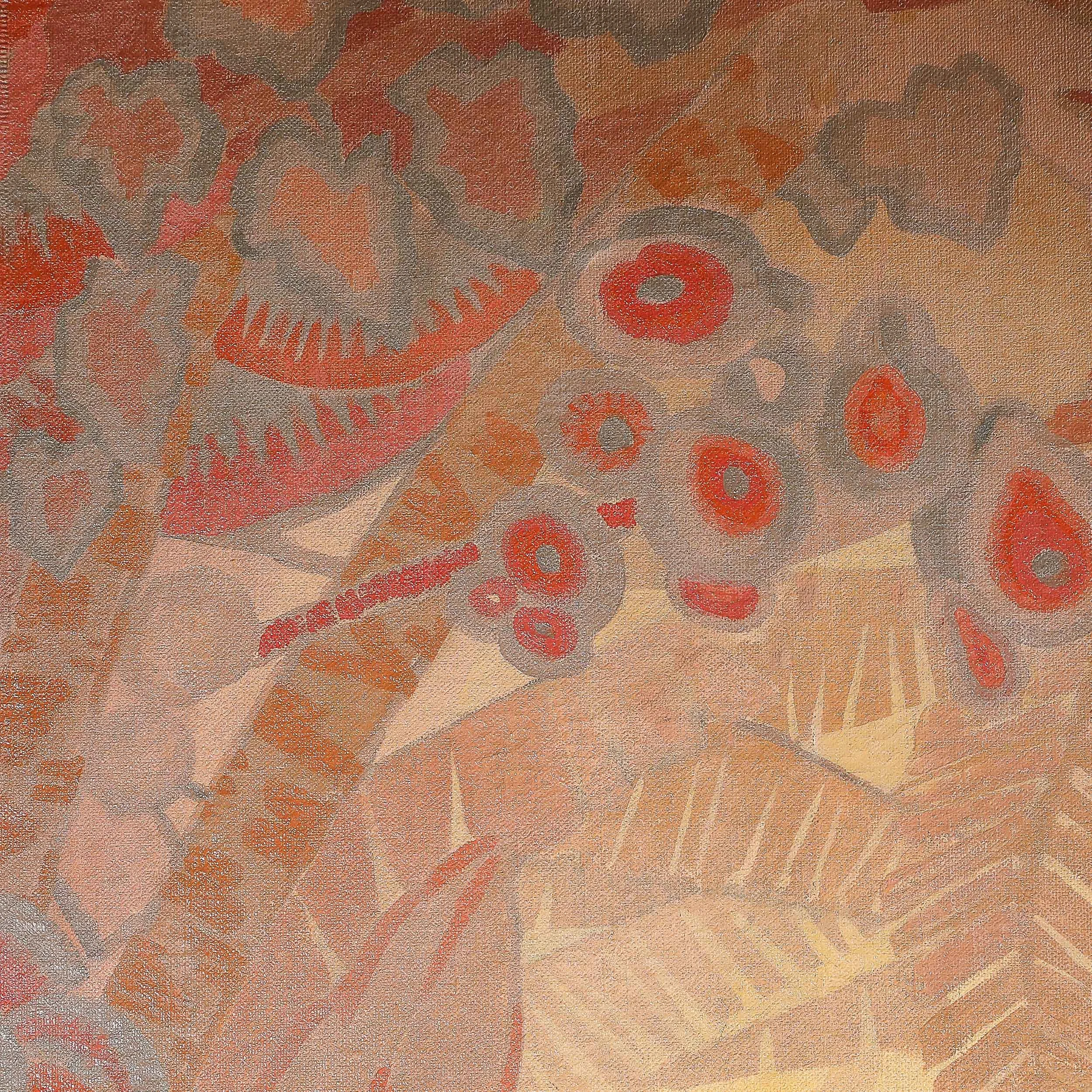 Art Deco Signed Gaston Andre Oil on Canvas Tropical Landscape of Palms offered by High Style Deco — image 7