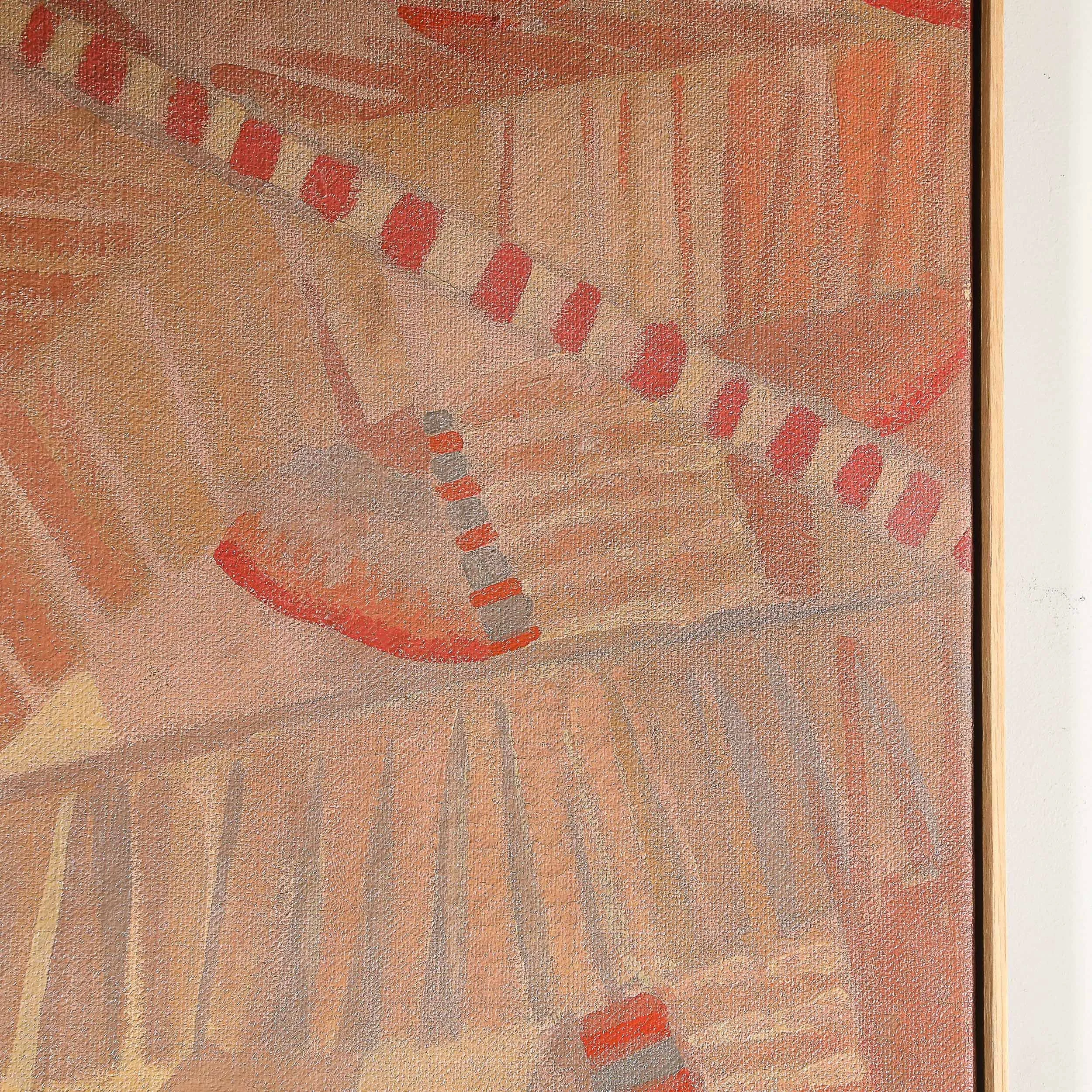 Art Deco Signed Gaston Andre Oil on Canvas Tropical Landscape of Palms offered by High Style Deco — image 11