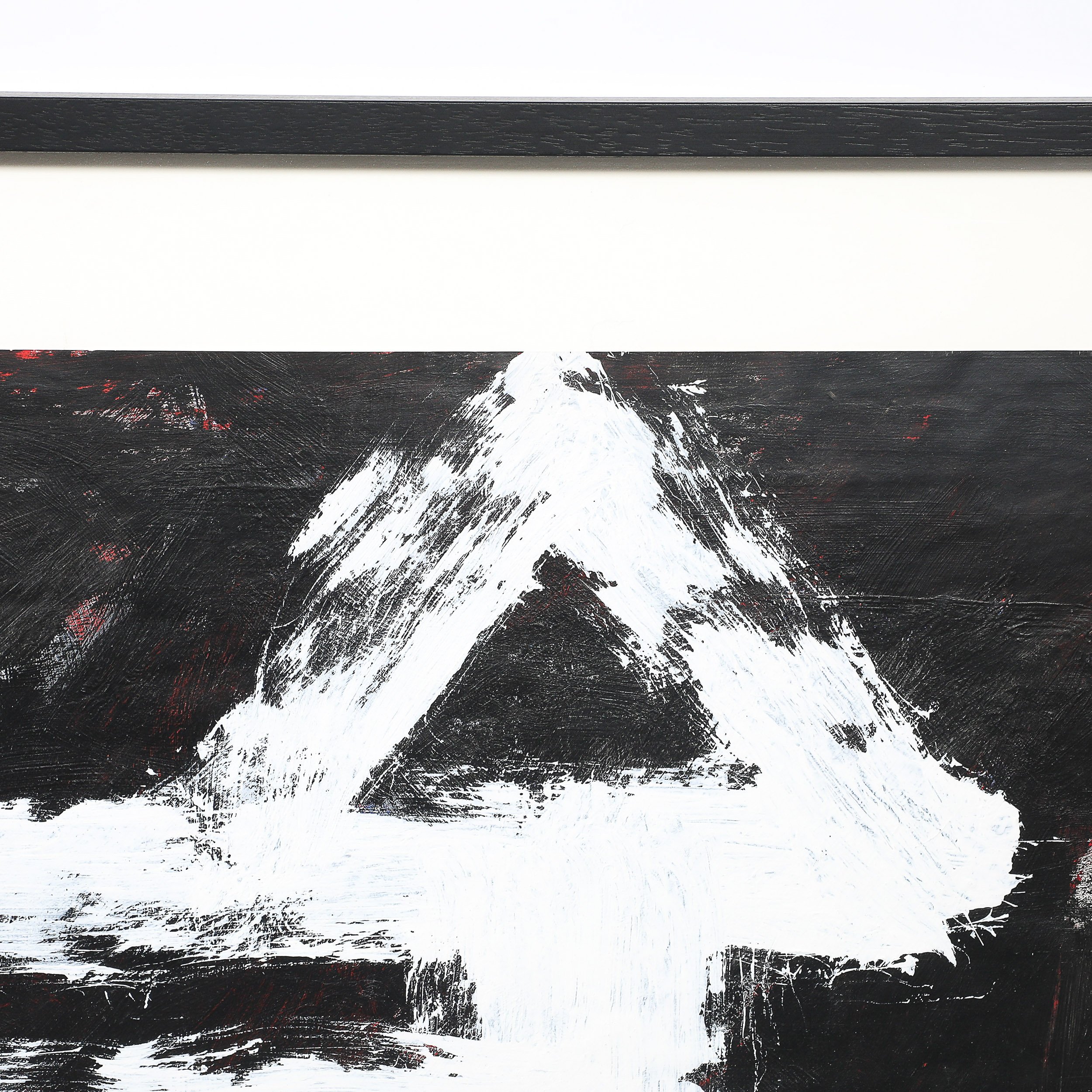 Mid-Century "Dakota Series" B&W Abstract Acrylic on Paper by Harry Bertschmann offered by High Style Deco — image 2