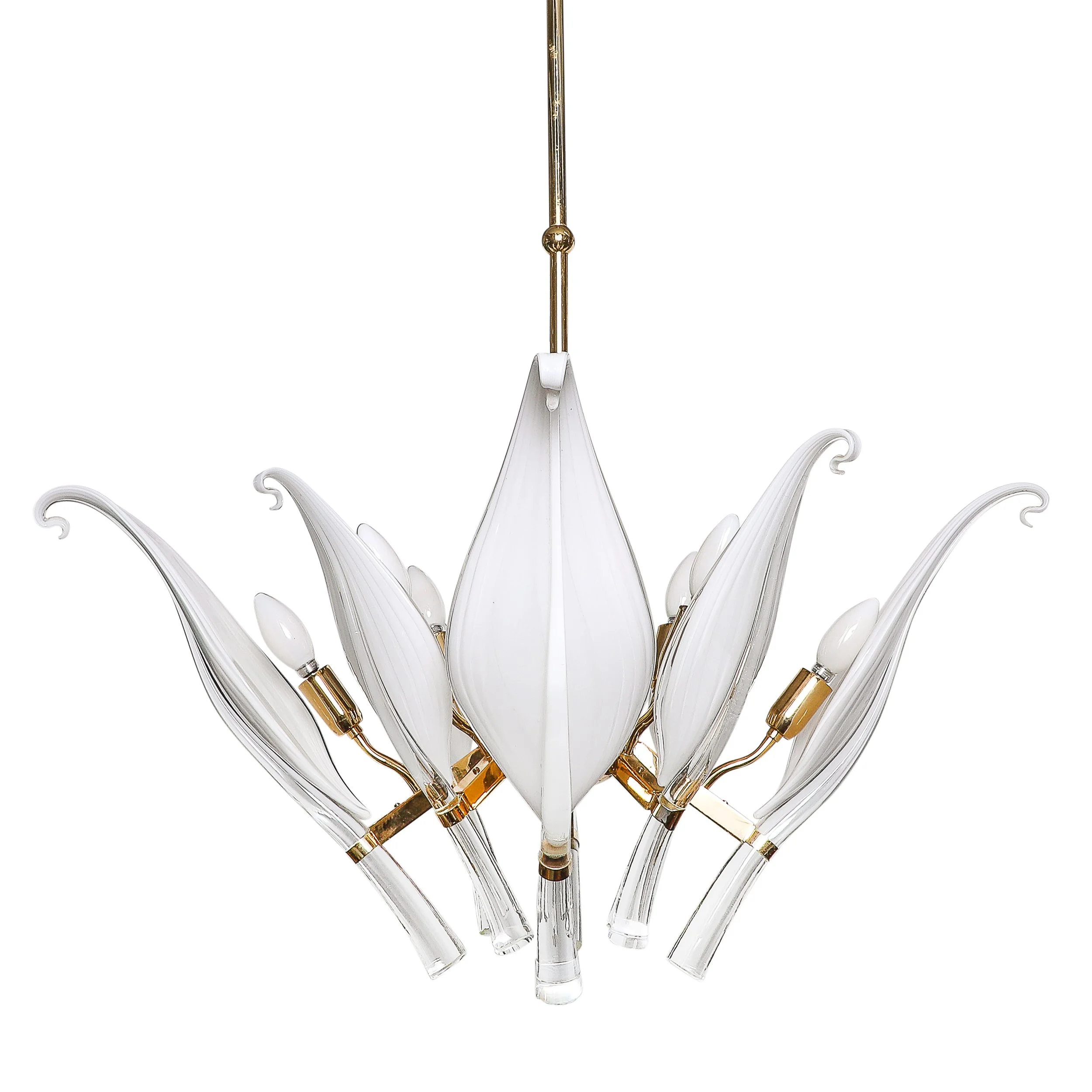Mid-Century Expansive Leaf Form Chandelier in Brass Fittings by Franco Luce

Italy, circa 1970

Dimensions:

Height: 41 in (104.14 cm) x Diameter: 35 in (88.9 cm)

Body Height: 20"
.
.
.
.
#Francoluce #midcenturylight #interiordesigners