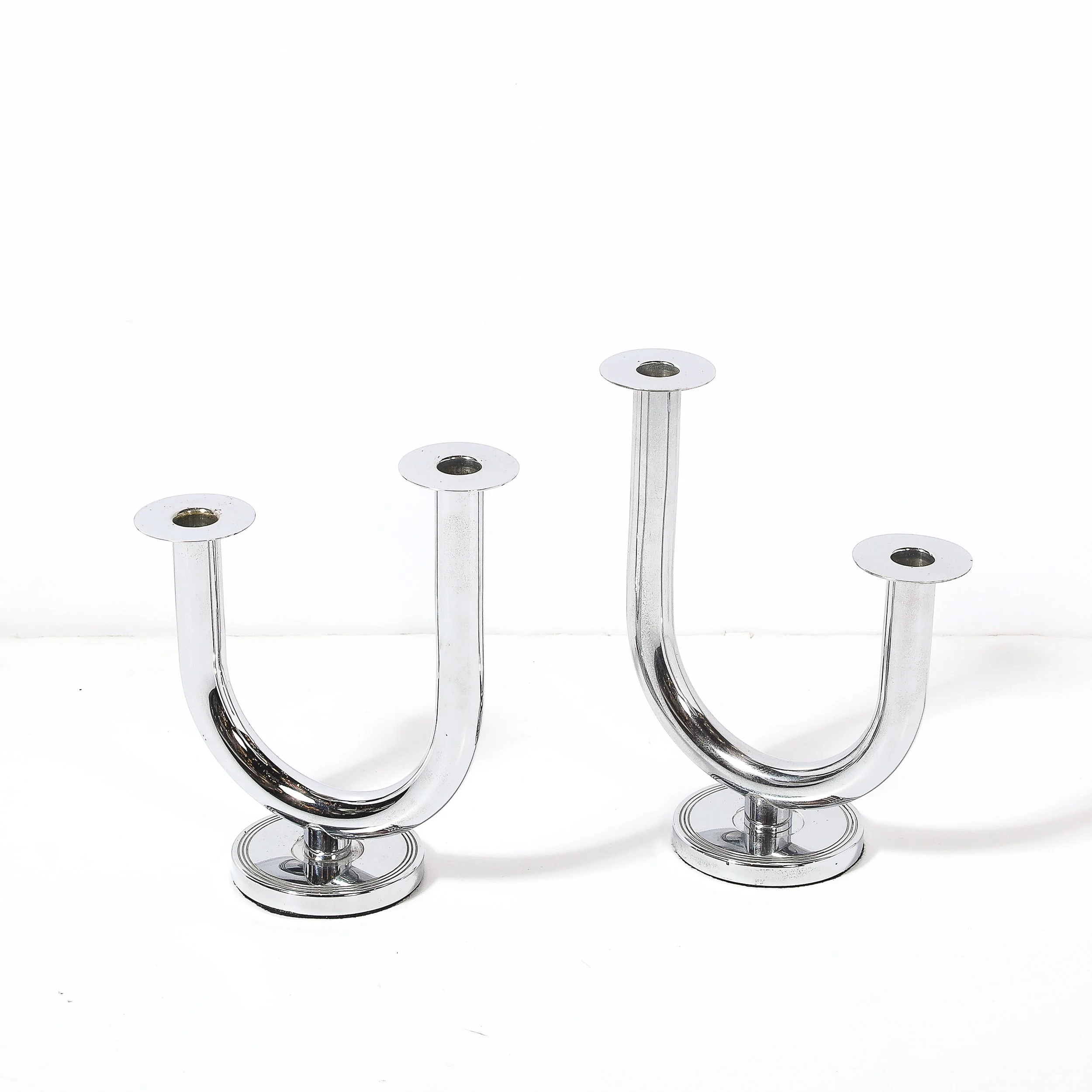 Art Deco Chrome "Taurex" Candlestick Holders by Walter Von Nessen for Chase - High Style Deco 2.jpg