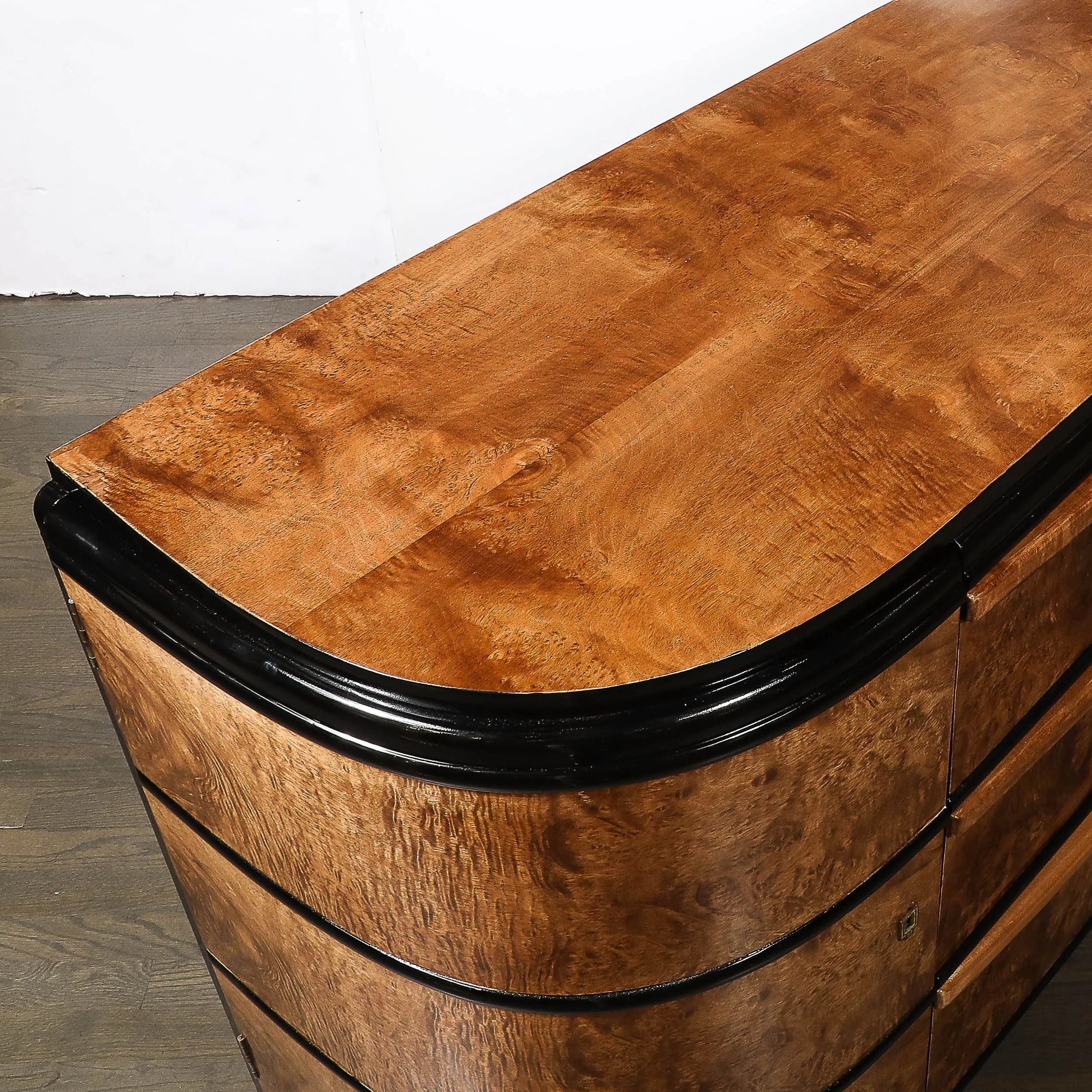 Art Deco Bookmatched & Burled Carpathian Elm Sideboard by Donald Deskey - High Style Deco 14.jpg