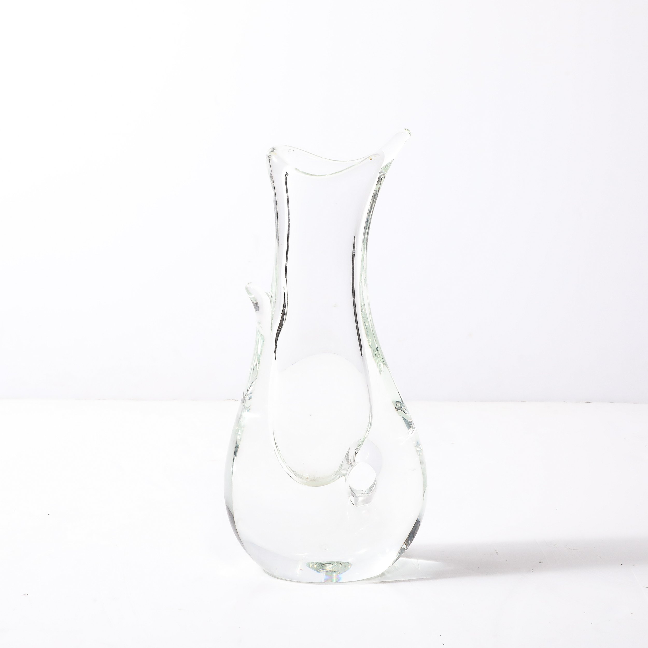 Mid-Century Modern Sculptural Translucent Handblown Murano Vase by Licio Zanetti - High Style Deco 6.jpg