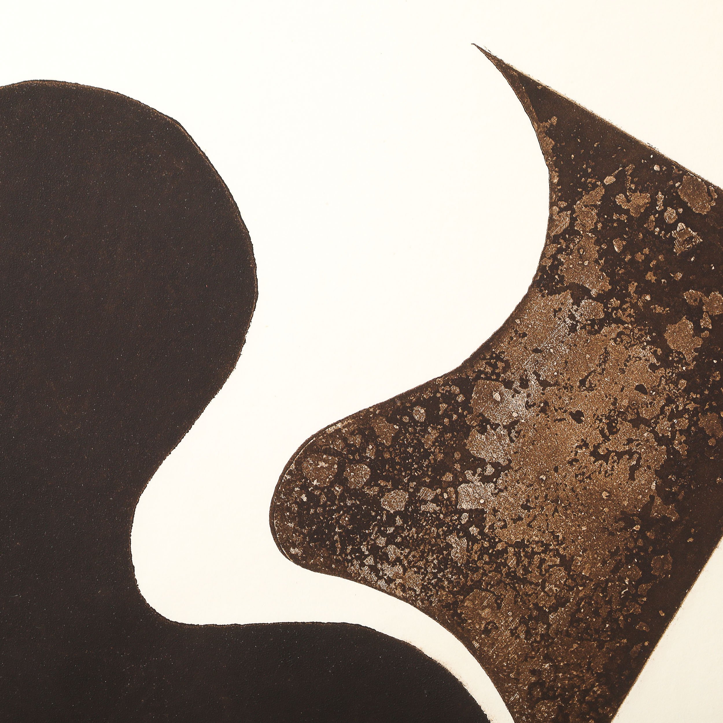 Mid-Century Modernist Screen Print titled "Man" signed Sheng Hey C. 1973 - High Style Deco 10.jpg