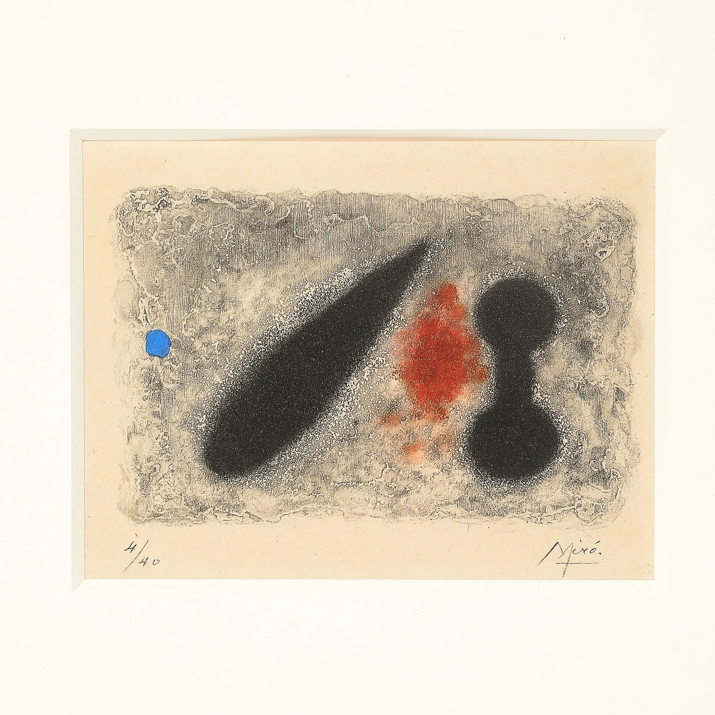 Modernist "Nous Avons" Etching & Aquatint Edition 4:40 signed Joan Miró - High Style Deco 2.jpg