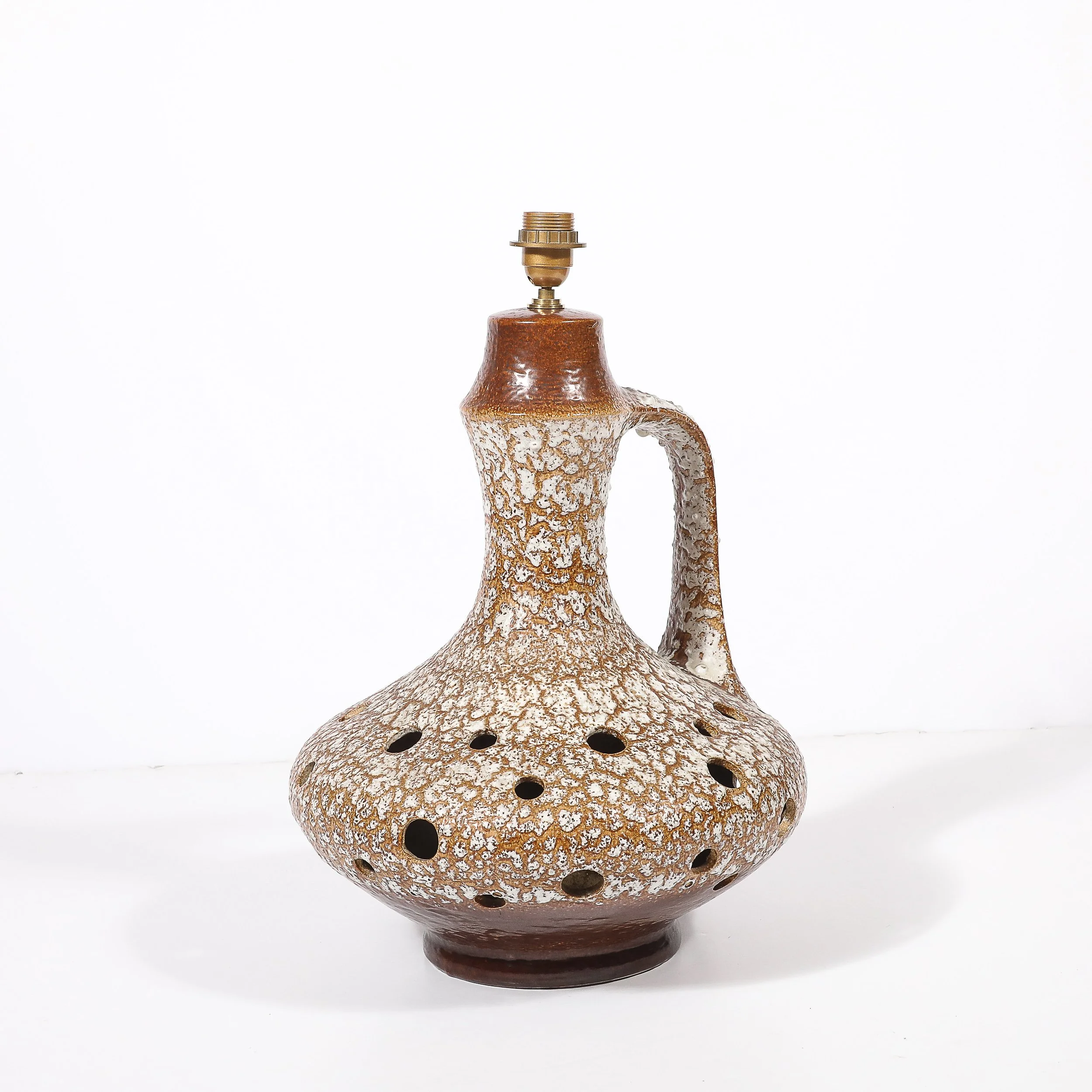 Mid-Century Organic Pitcher Form Ceramic Table Lamp with Illuminated Cutouts - High Style Deco 7.jpg