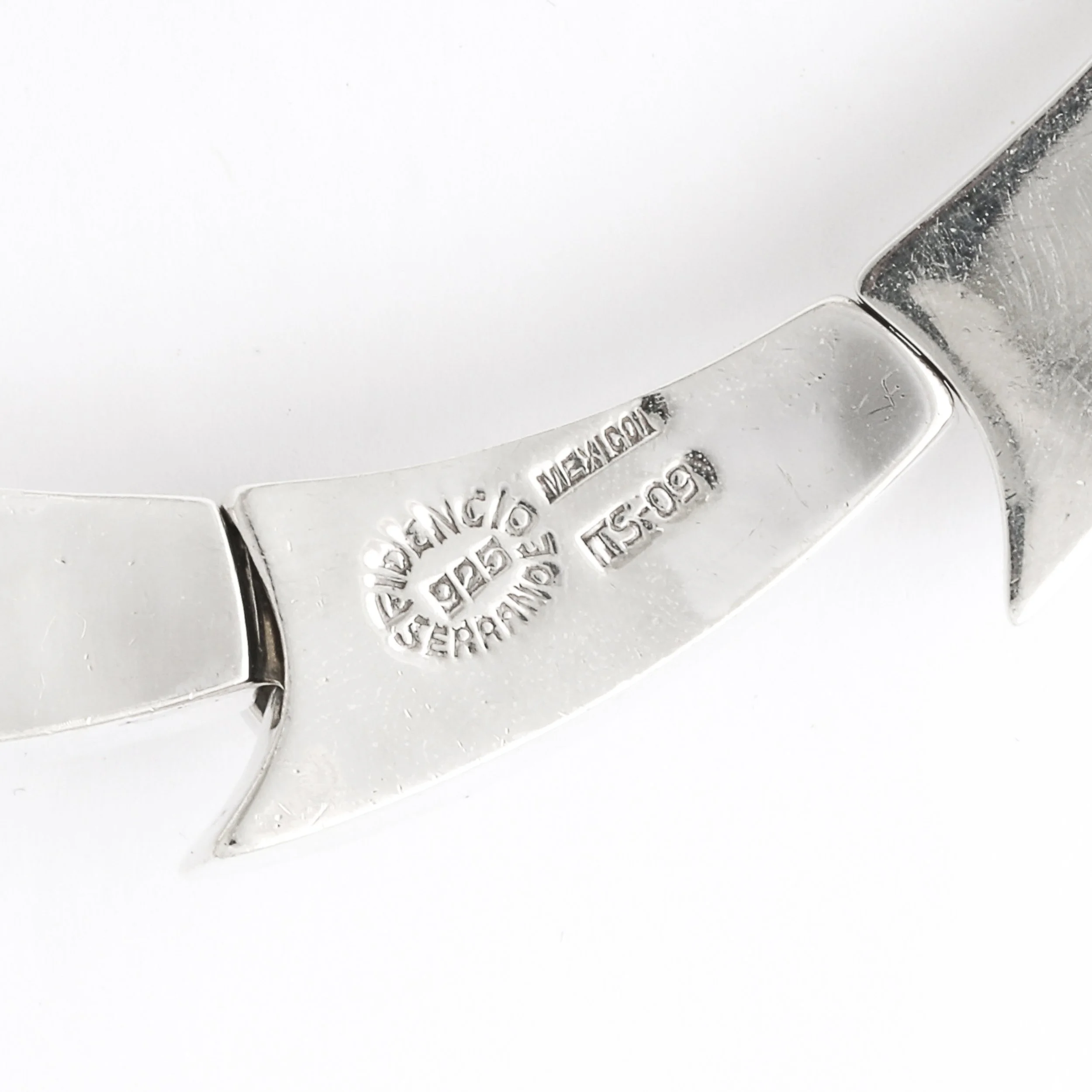 Mid-Century Modern Radiant Sterling Silver Spiral Articulating Choker Necklace - High Style Deco 7.jpg