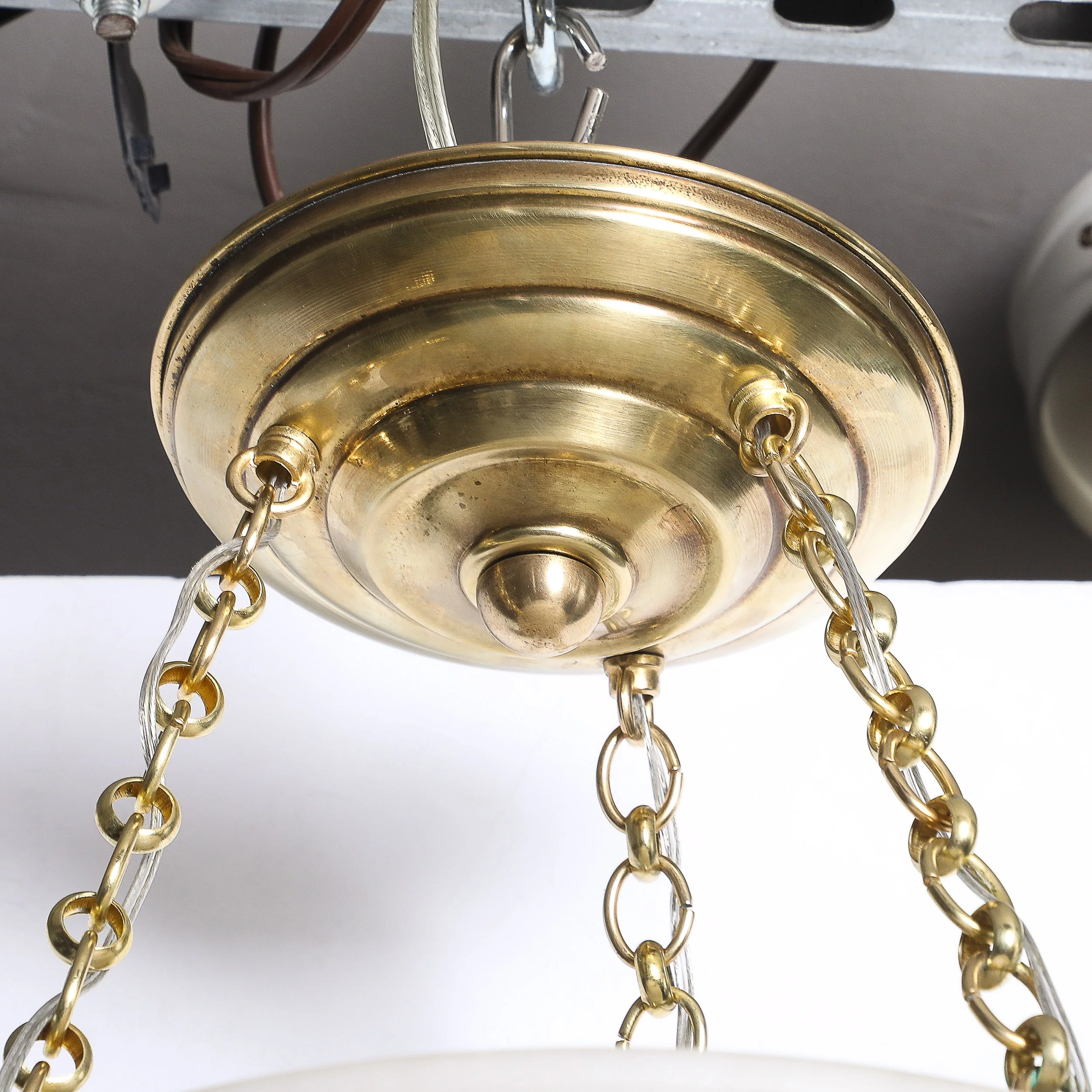 Art Deco Alabaster Pendant Chandelier with Greek Key Detailing & Brass Fittings - High Style Deco 8.jpg