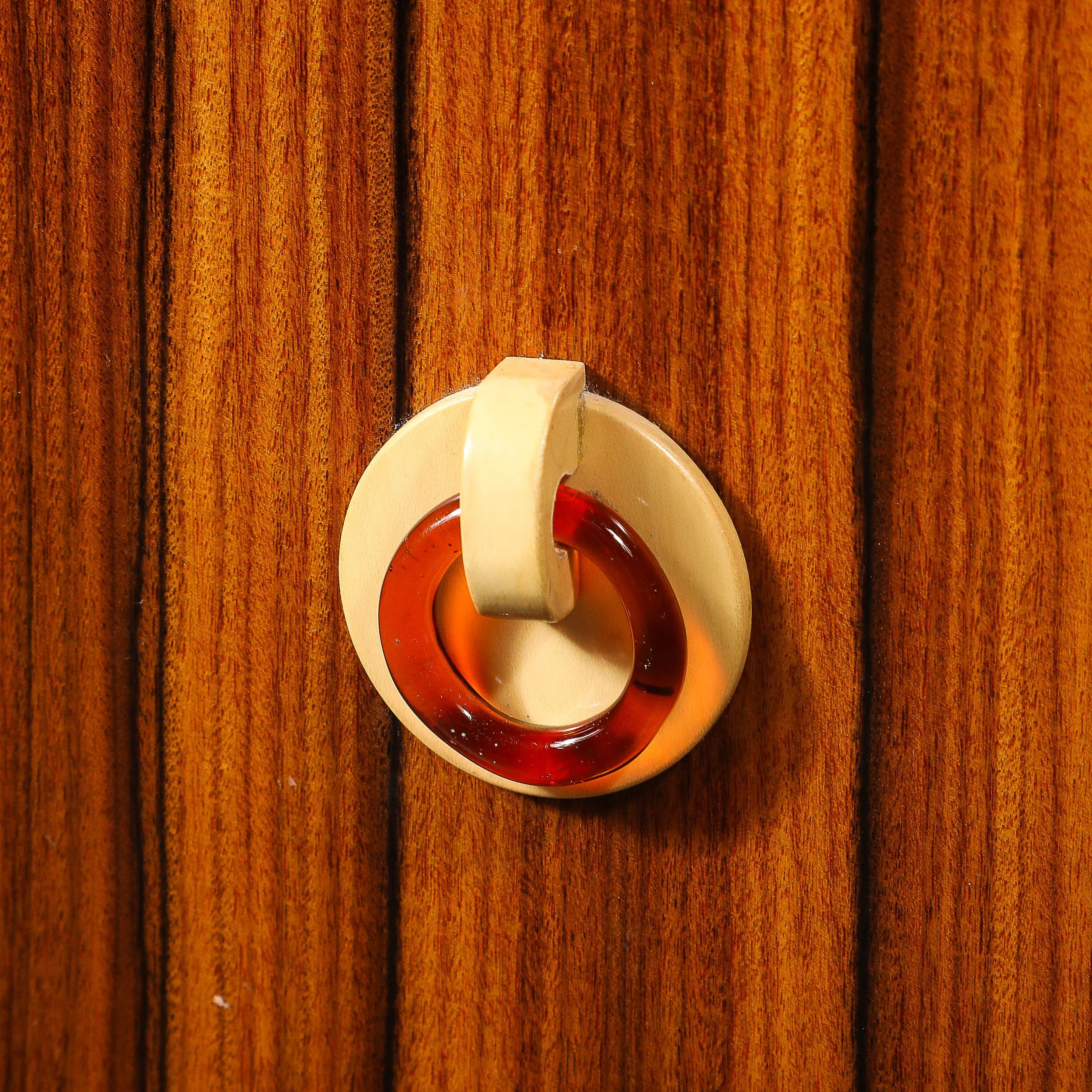 Art Deco Style Rosewood & Sycamore Vanity w: Bakelite, Mirror & Nickel Sabots - High Style Deco 6.jpg