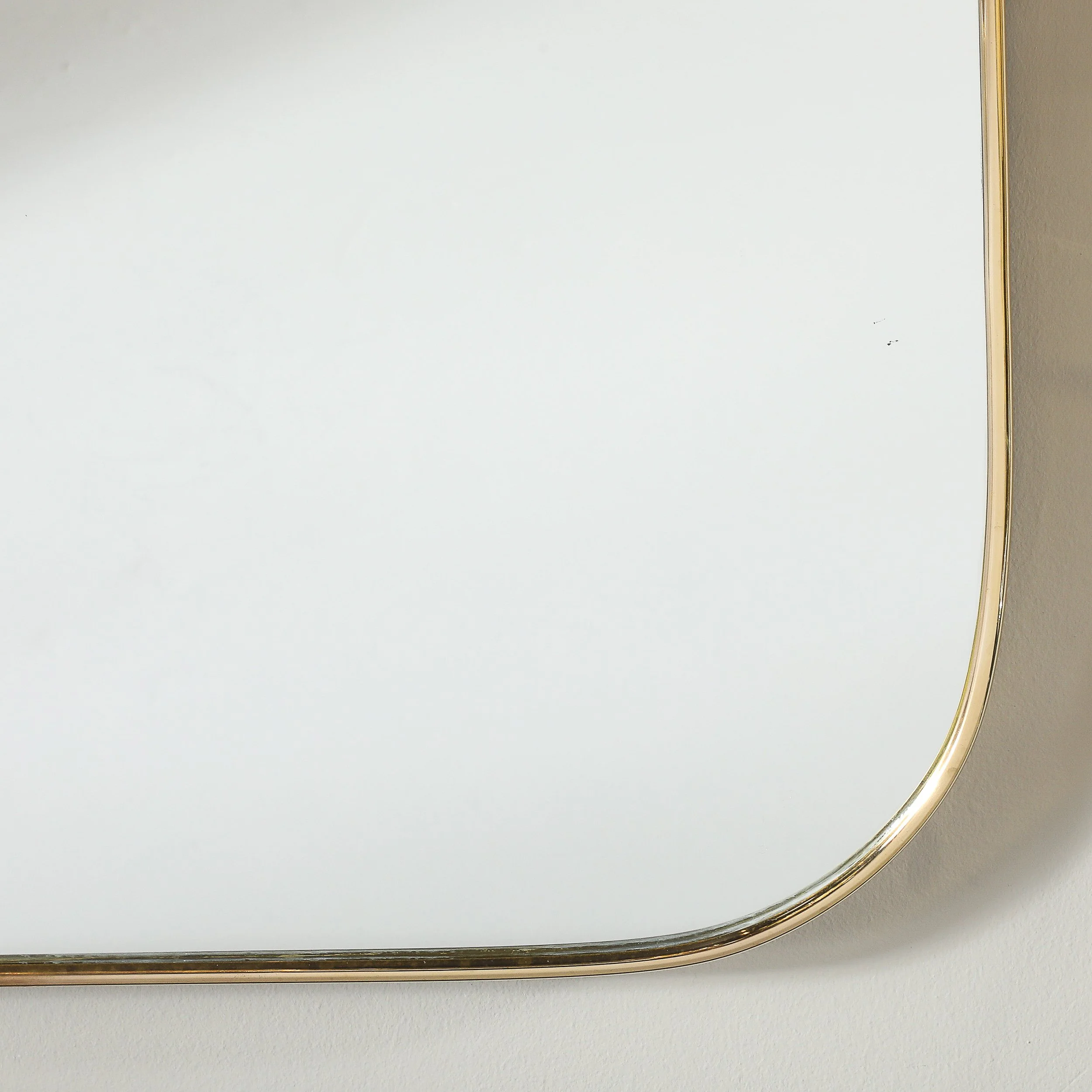 Monumental Mid-Century Modernist Brass Curvilinear Hourglass Form Wrapped Mirror - High Style Deco 3.jpg