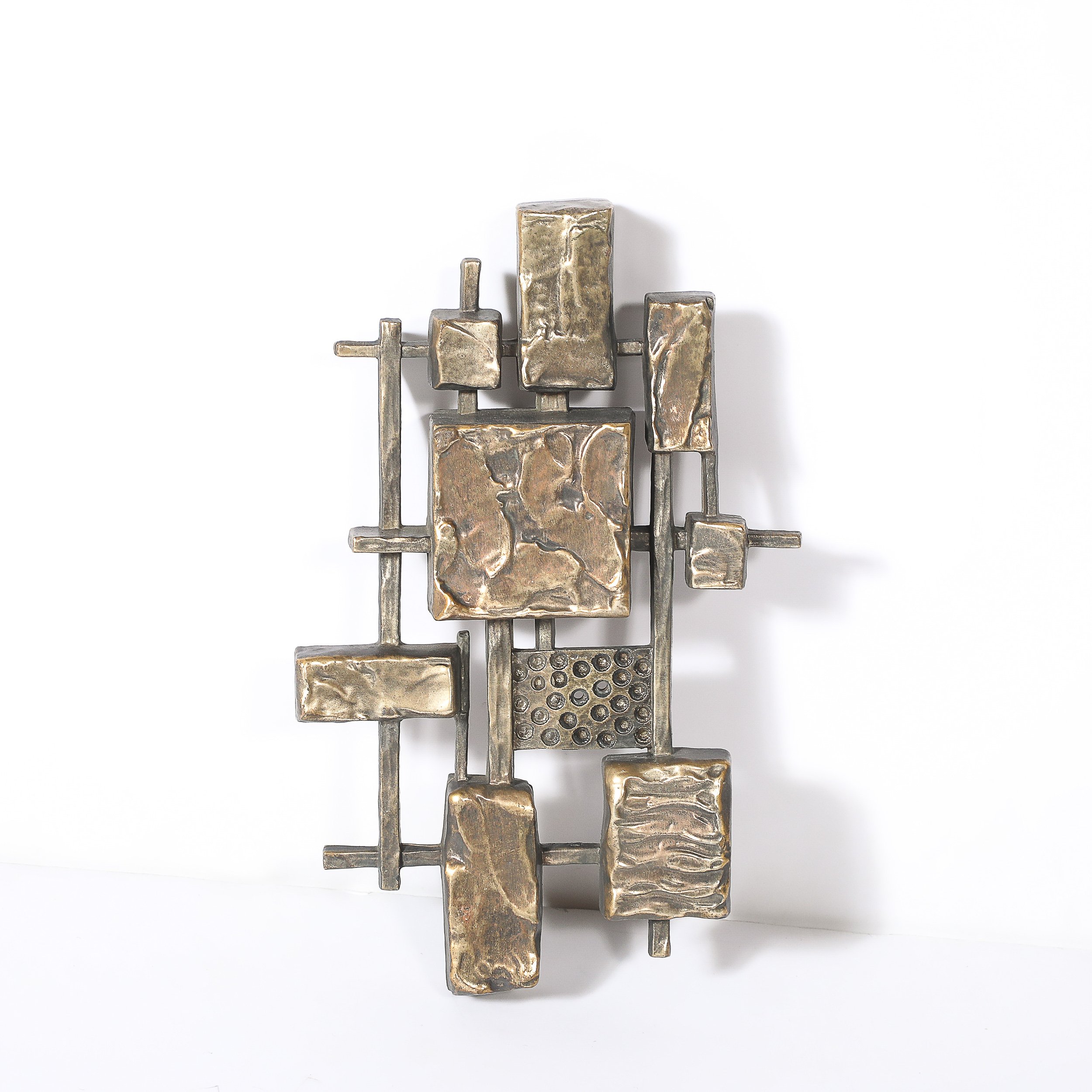 Mid-Century Brutalist Wall Sculptures in Textural Cubist Forms by Syroco - High Style Deco 10.jpg