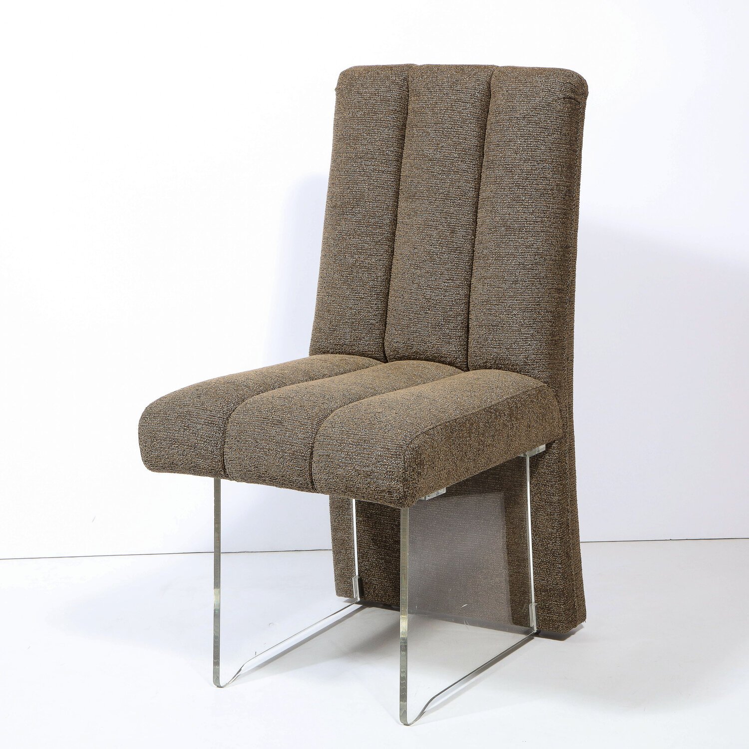 Signed Vladimir Kagan Channeled %22Clos%22 Chair in Holly Hunt Fabric - High Style Deco 2.jpg