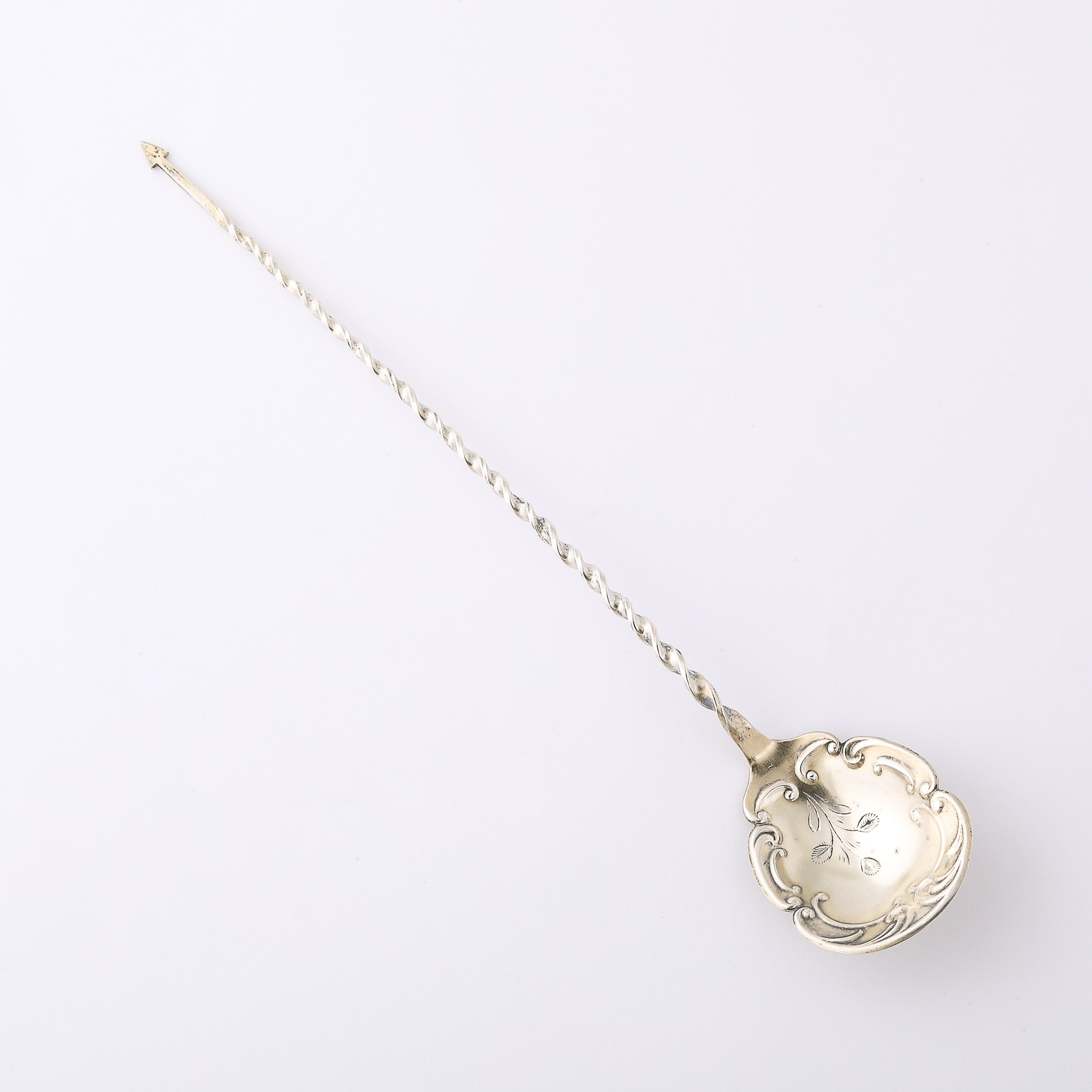Arts & Crafts Movement Sterling Silver Olive Pick & Scoop, Whiting Manufacturing - High Style Deco 1.jpg