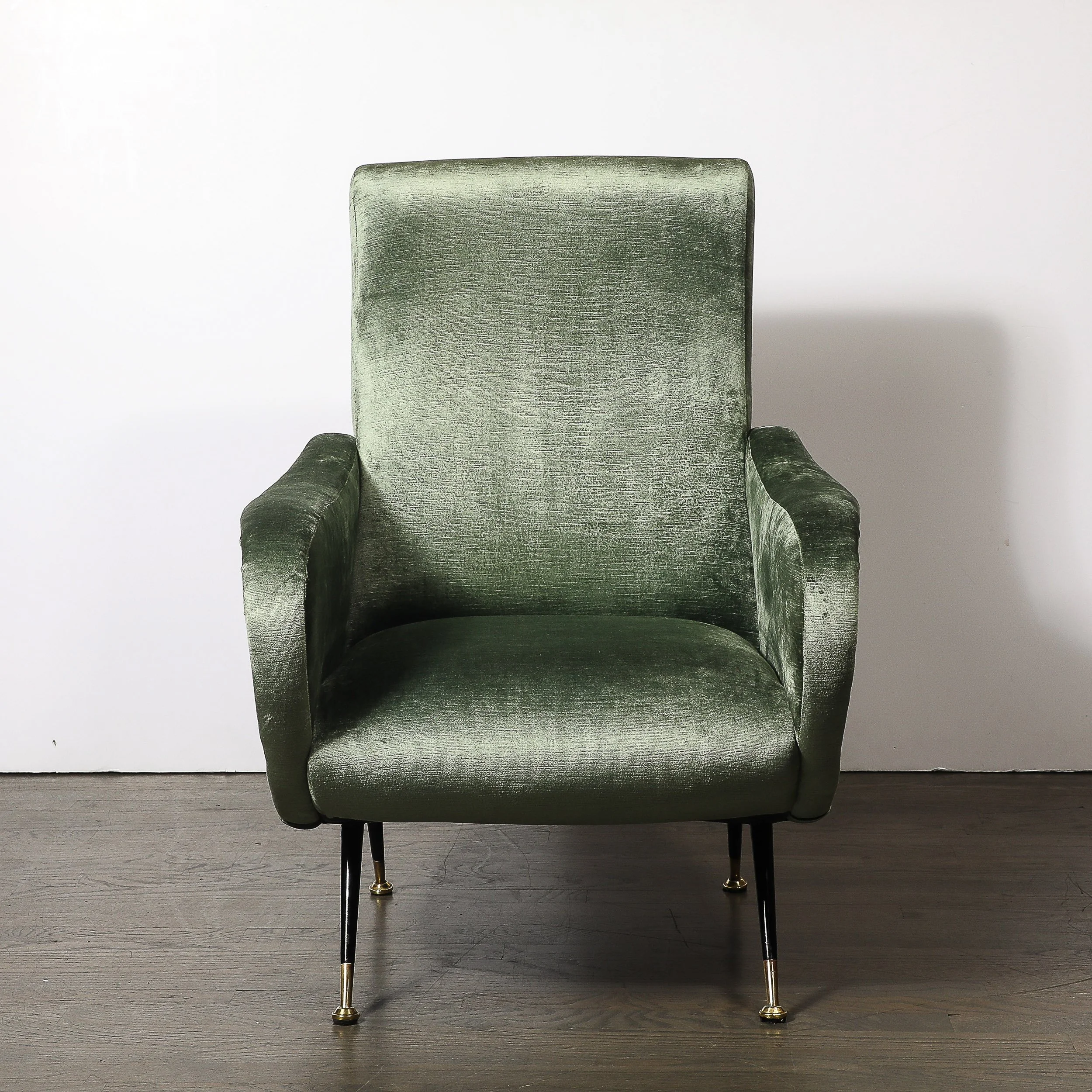 Mid-Century Modernist Lady Arm Chairs in Eucalyptus Velvet by Marco Zanuso - High Style Deco 1.jpg