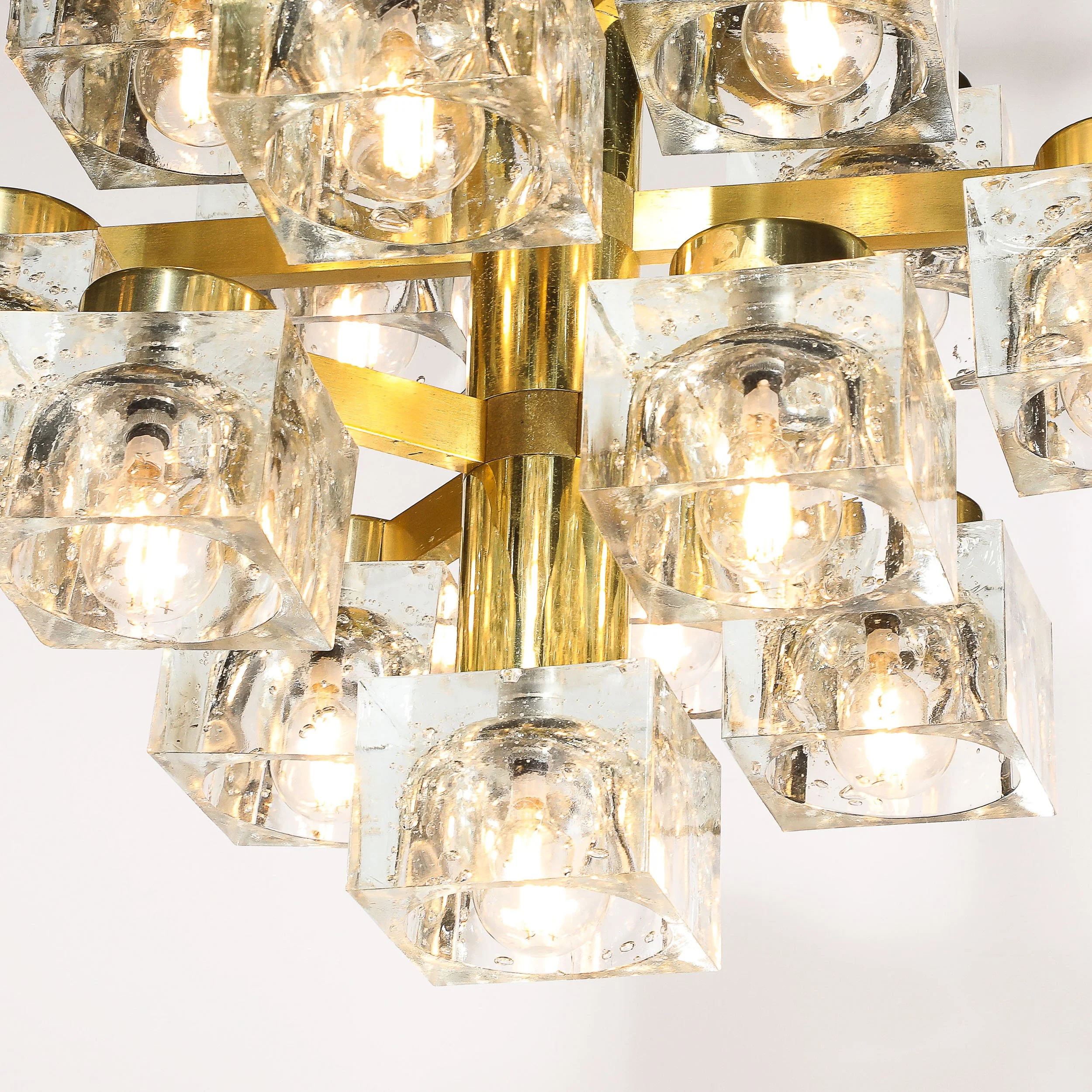 Mid-Century Modern Brass & Cube Glass Chandelier by Sciolari - High Style Deco 3.jpg