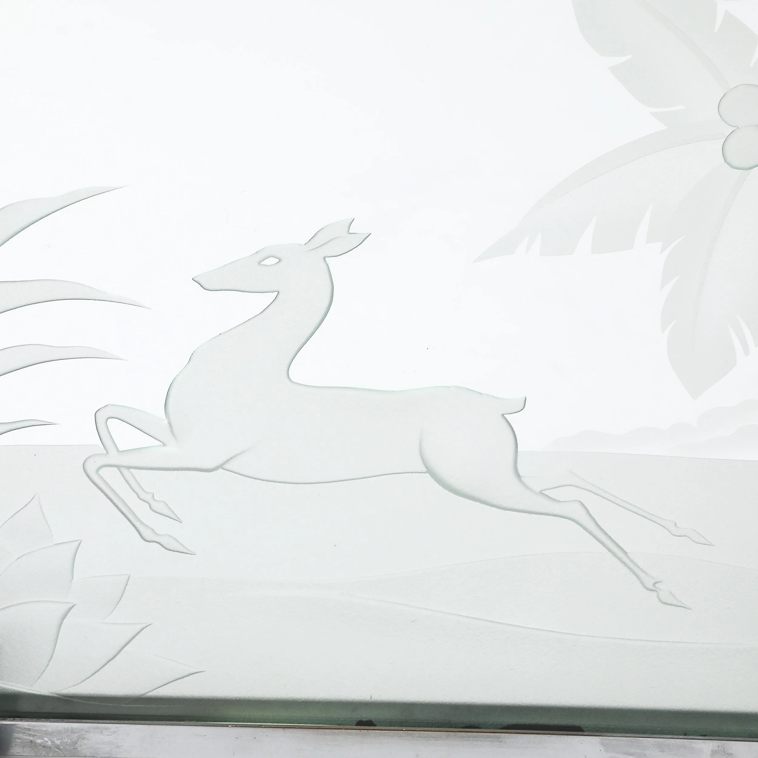 Art Deco Silvered Bronze Table Lamp with Reversed Etched Leaping Gazelle Motif - High Style Deco 9.jpg