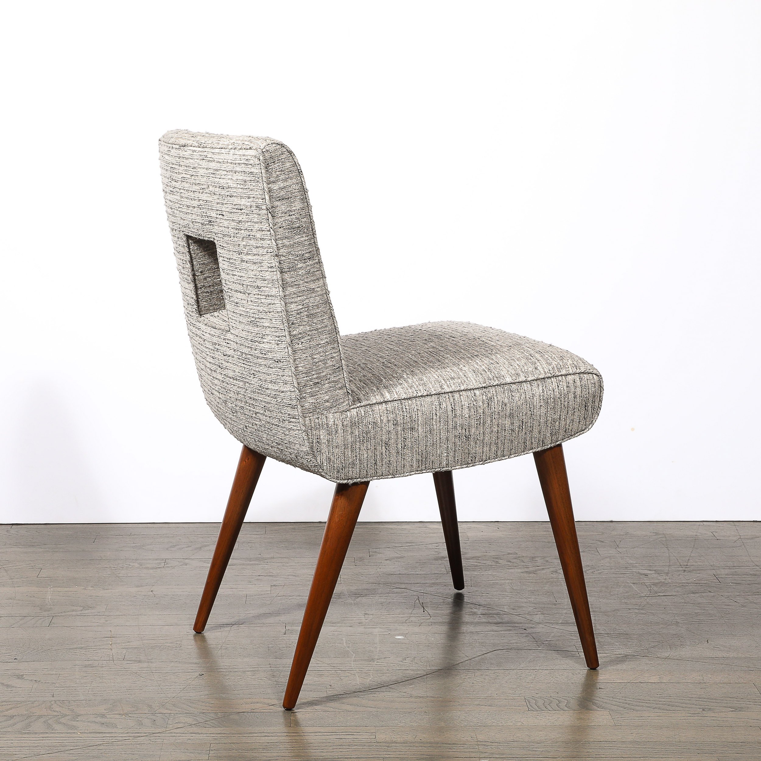 Set of 6 Mid-Century Modern Walnut Cutout Back Arm & Side Chairs by Paul Frankl - High Style Deco 9.jpg