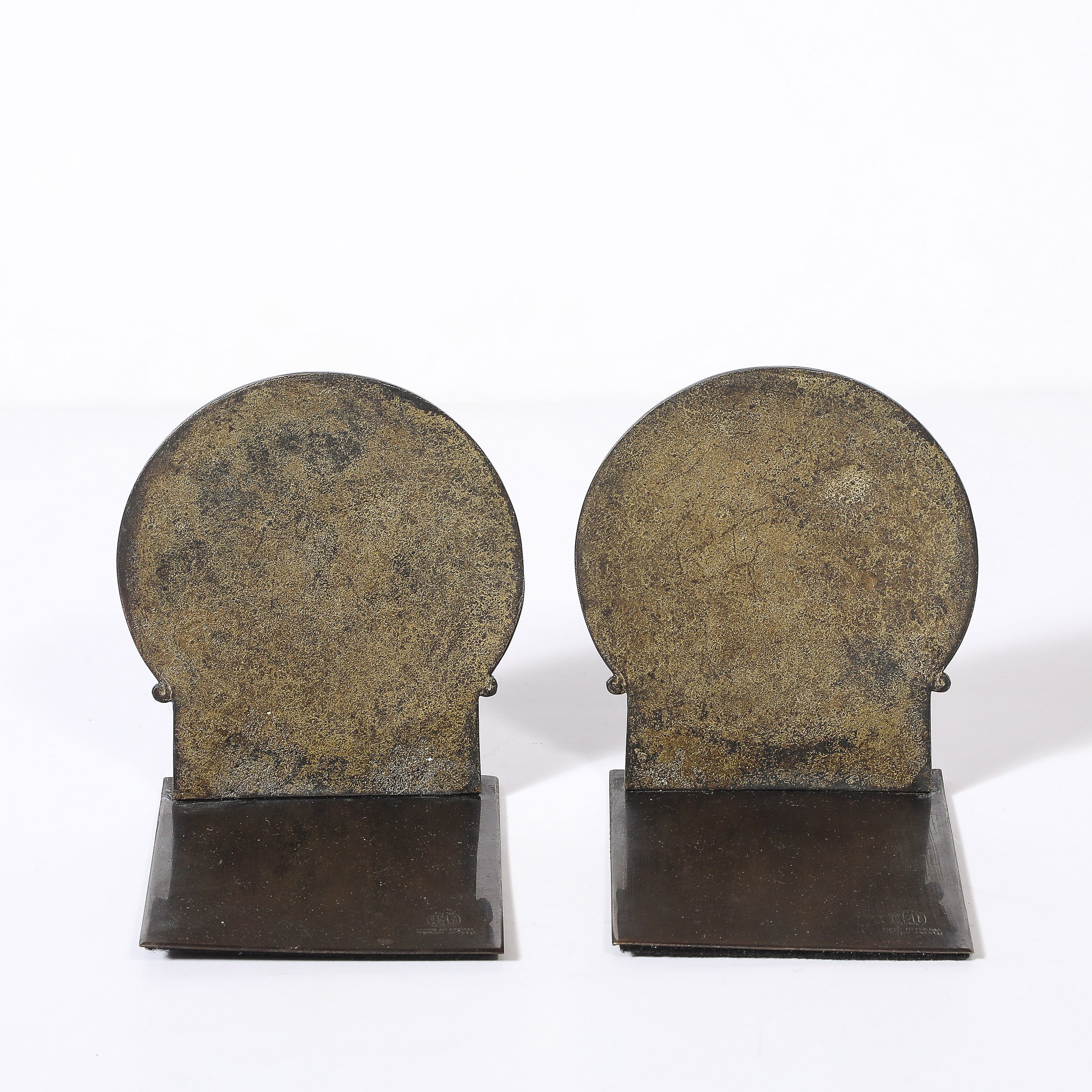 Mid-Century Bronze Bookends of Stone Workers w: Hebrew Scripture by Peel Bell - High Style Deco 8.jpg