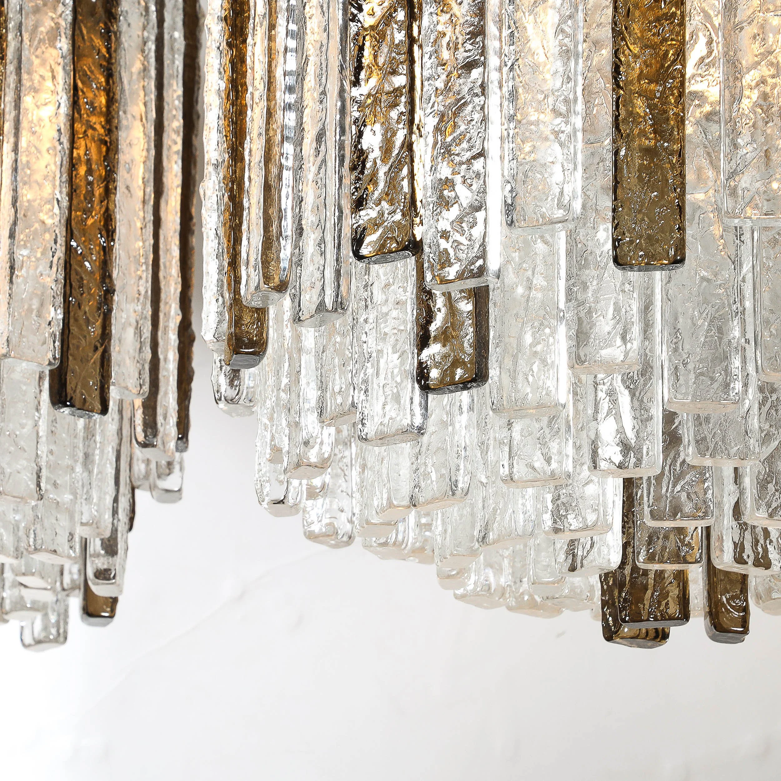 Pair of Mid-Century Modernist Hand-Blown Mottled Murano Glass Pendants by Venini - High Style Deco 14.jpg