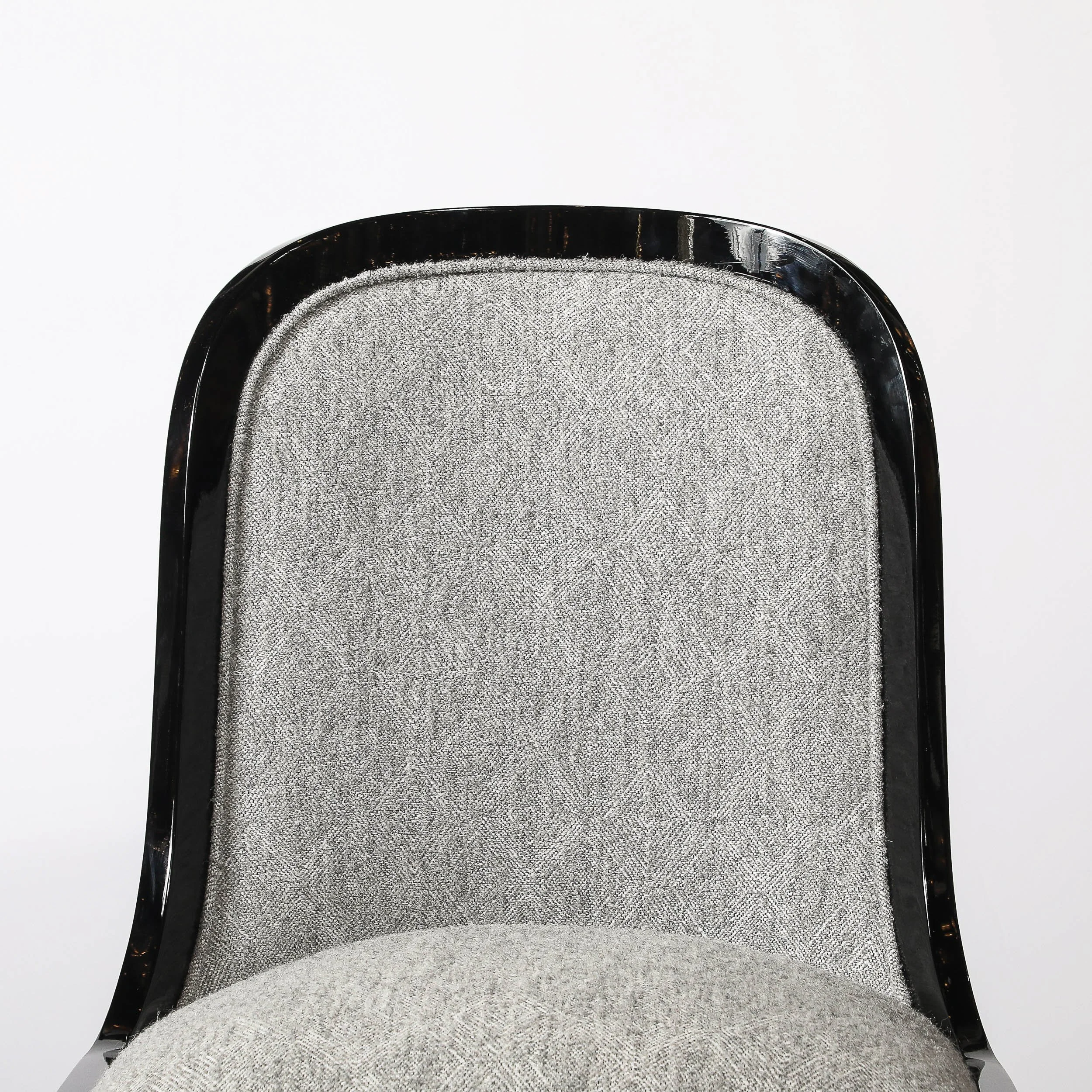 Mid-Century %22Regina Side Chair%22 in Walnut & Black Lacquer by Karl Springer - High Style Deco 3.jpg