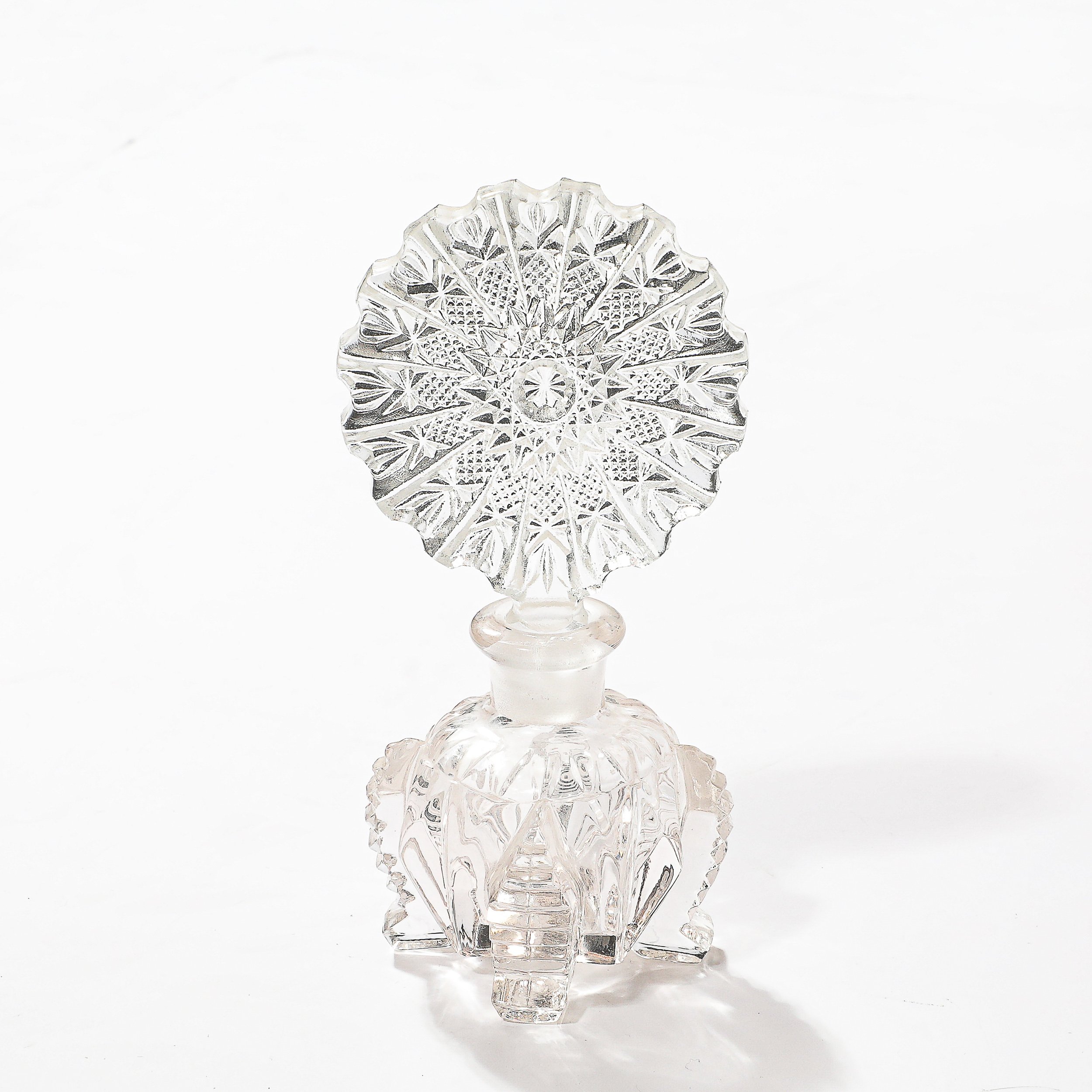 Set of Four Assorted Art Deco Pressed Glass Perfume Holders - High Style Deco 7.jpg