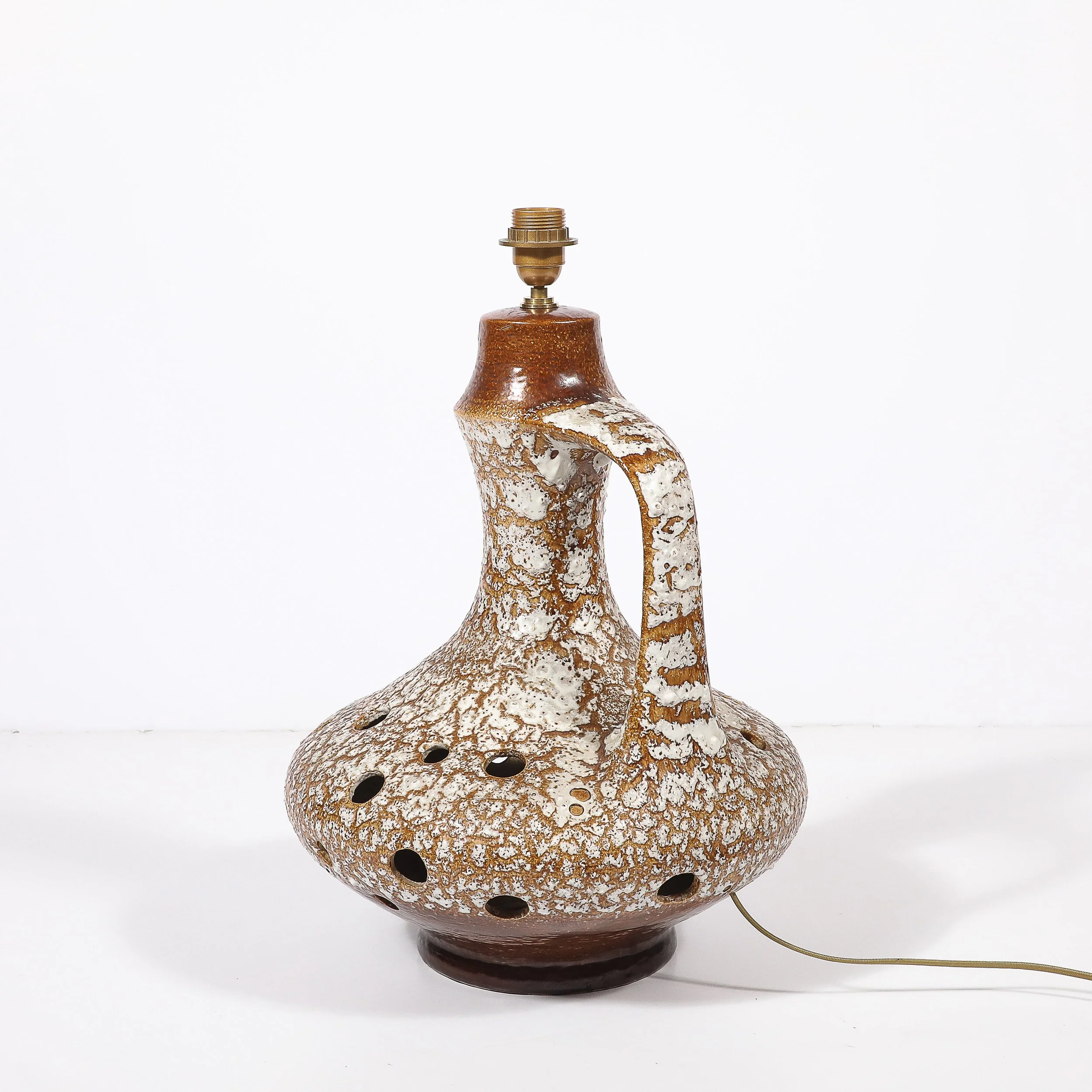 Mid-Century Organic Pitcher Form Ceramic Table Lamp with Illuminated Cutouts - High Style Deco 9.jpg