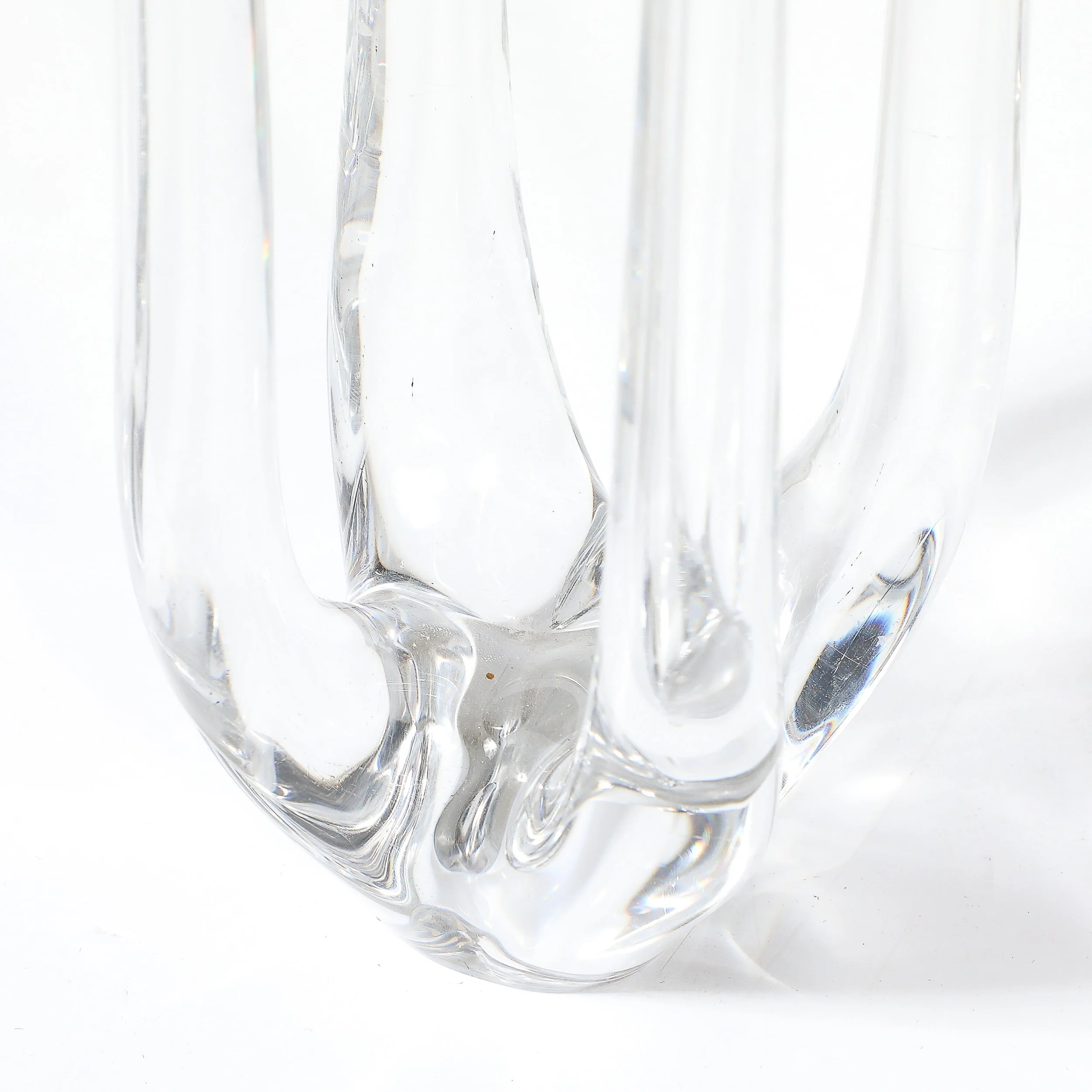 Mid-Century Crystal & Brass Amorphic Four Arm Candelabra Signed Schneider - High Style Deco 7.jpg