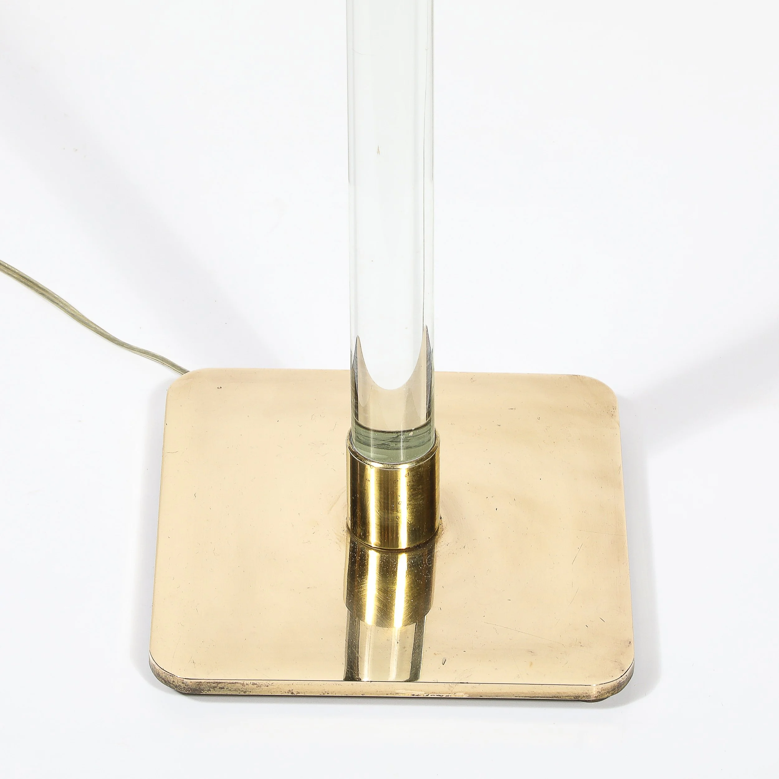 Mid-Century Modern Translucent Lucite & Polished Brass Floor Lamp signed Hansen - High Style Deco 2.jpg