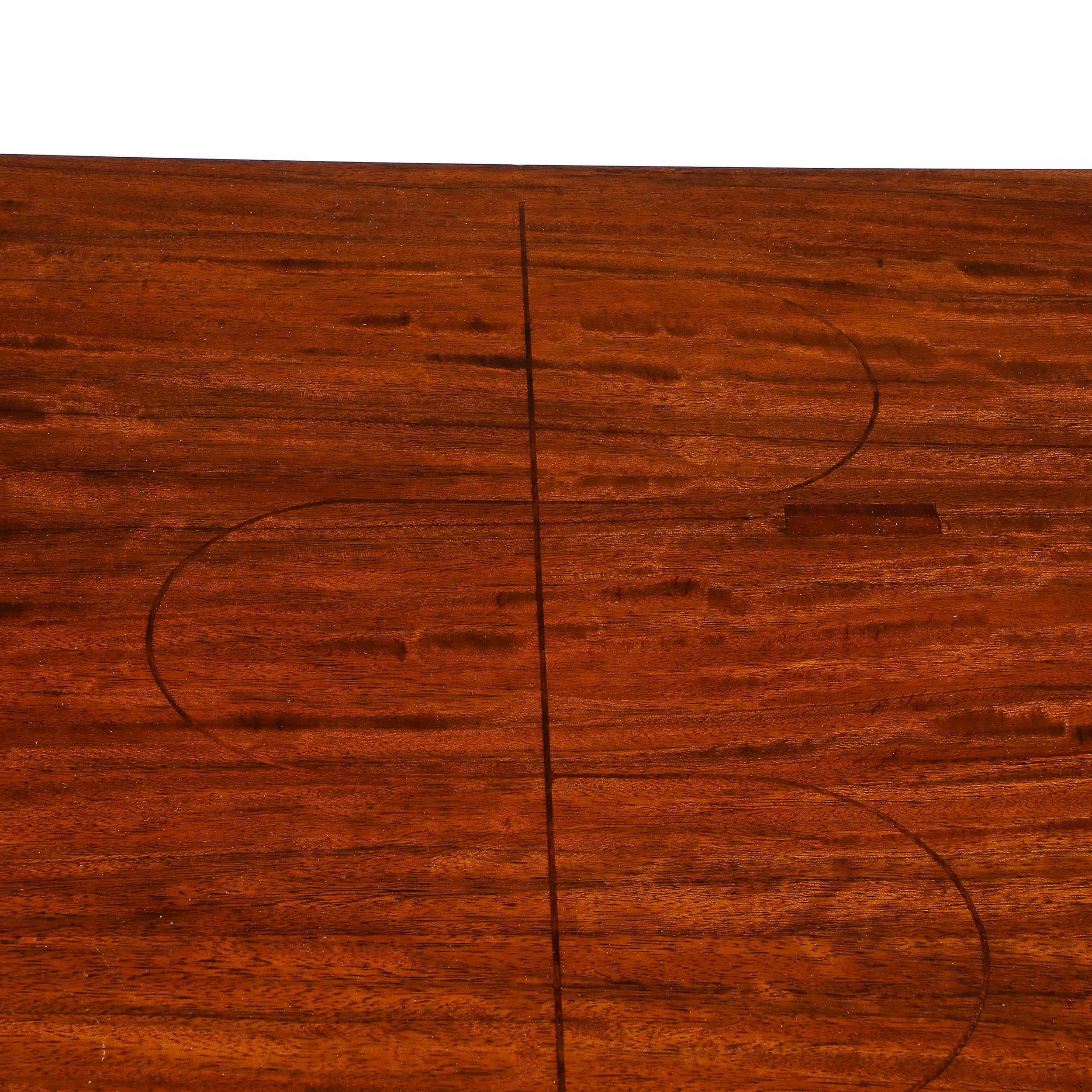 Art Deco Extendable Paldao Series Walnut & Leather Dining Table by Gilbert Rohde - High Style Deco 15.jpg