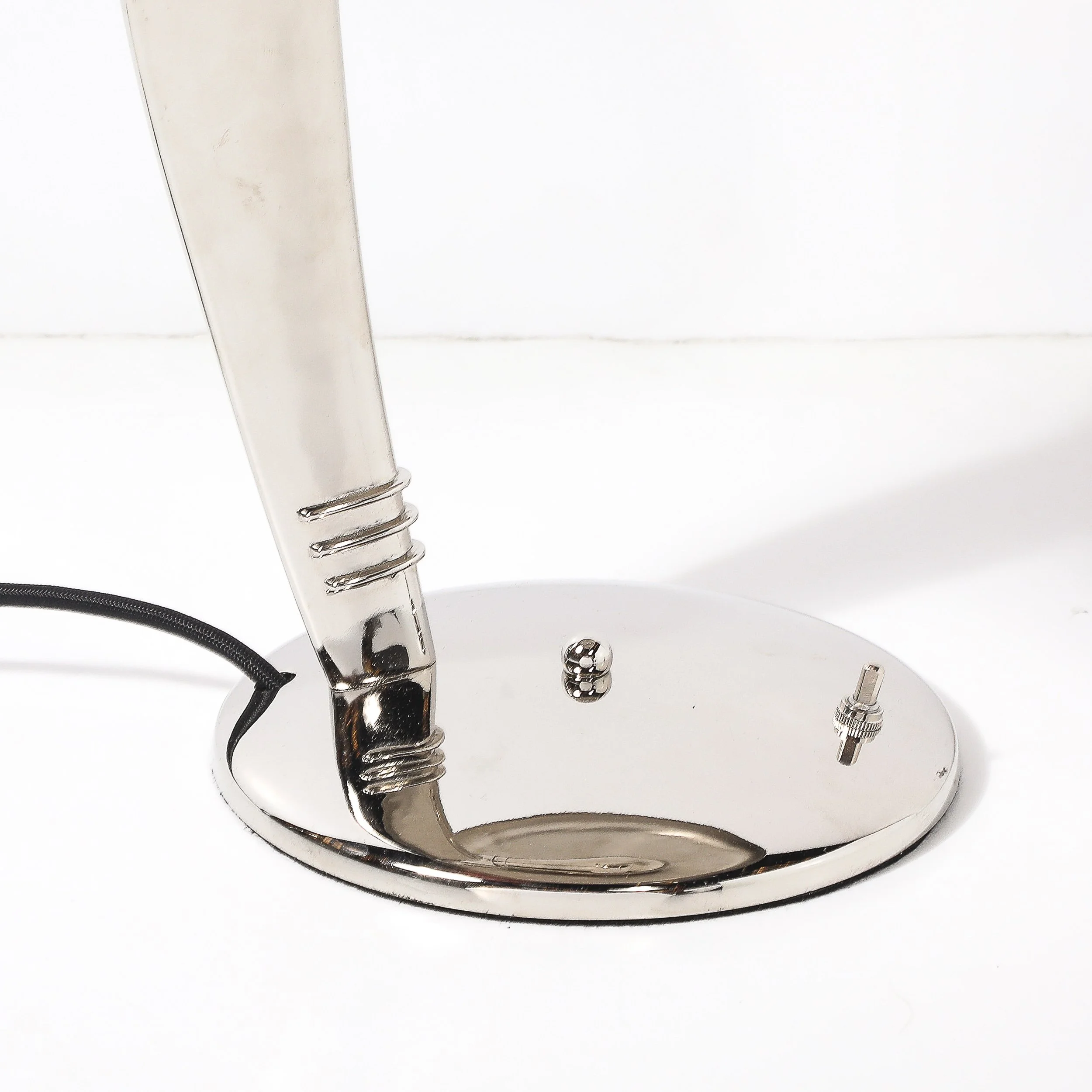 Art Deco Streamlined Nickle "Cobra" Table Lamp by Norman Bel Geddes for Faries - High Style Deco 7.jpg