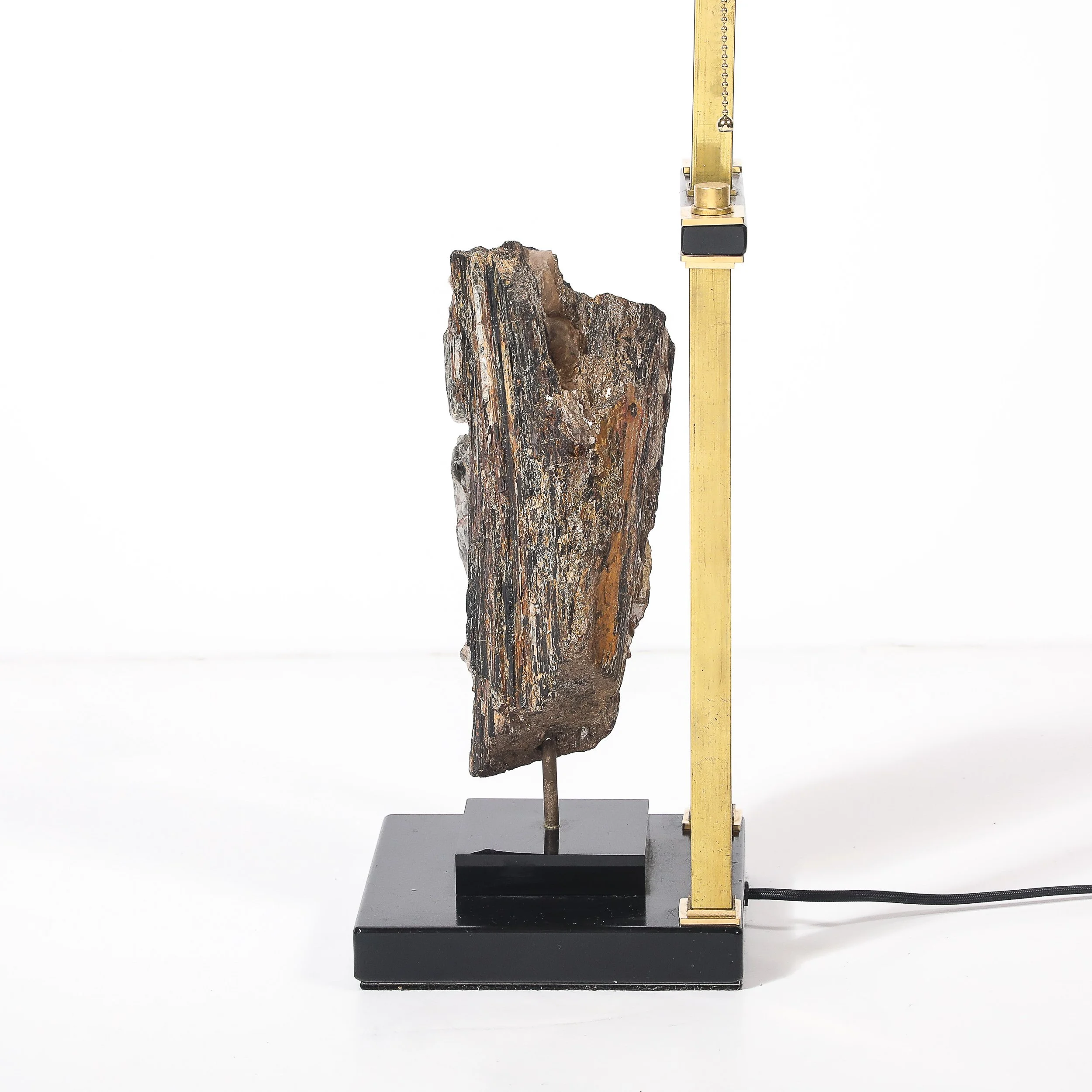 Mid-Century Rectilinear Black Lacquer & Brass Pyrite Specimen Table Lamp - High Style Deco 5.jpg