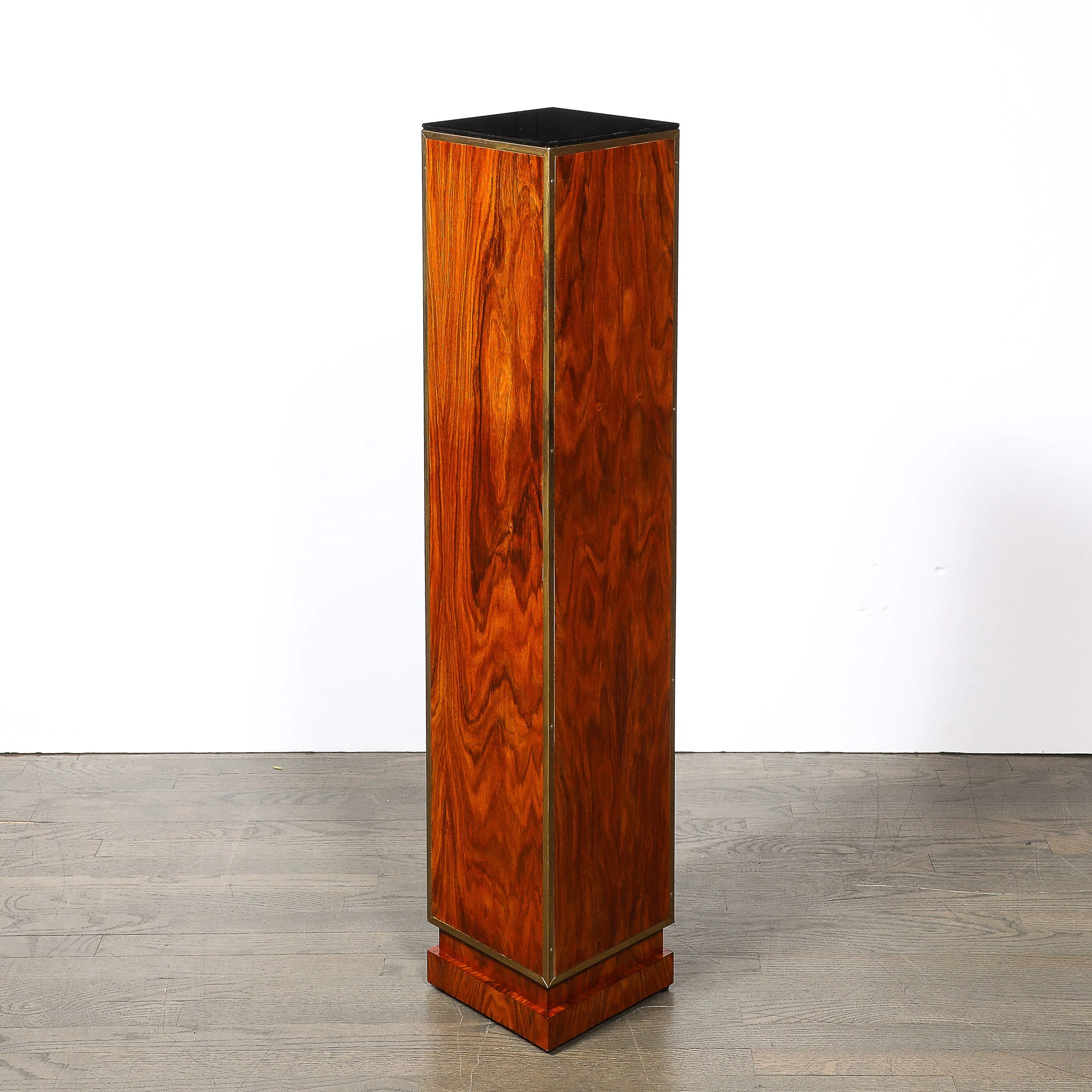 Pair of Art Deco Walnut Pedestals with Brass Detailing & Vitrolite Inset Top - High Style Deco 15.jpg