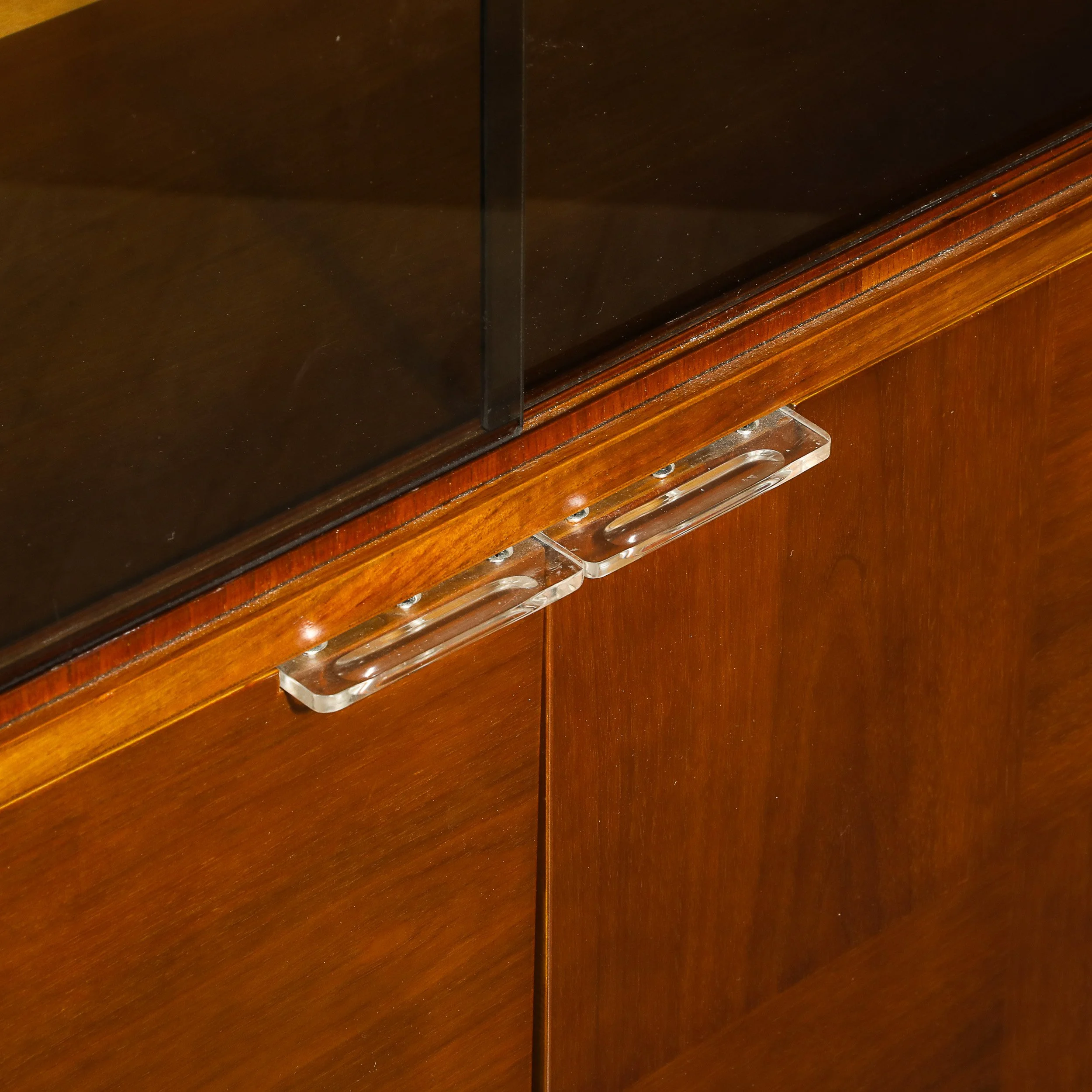 Art Deco Walnut Chine Cabinet with Lucite Pulls & Glass Front by Gilbert Rohde - High Style Deco 16.jpg