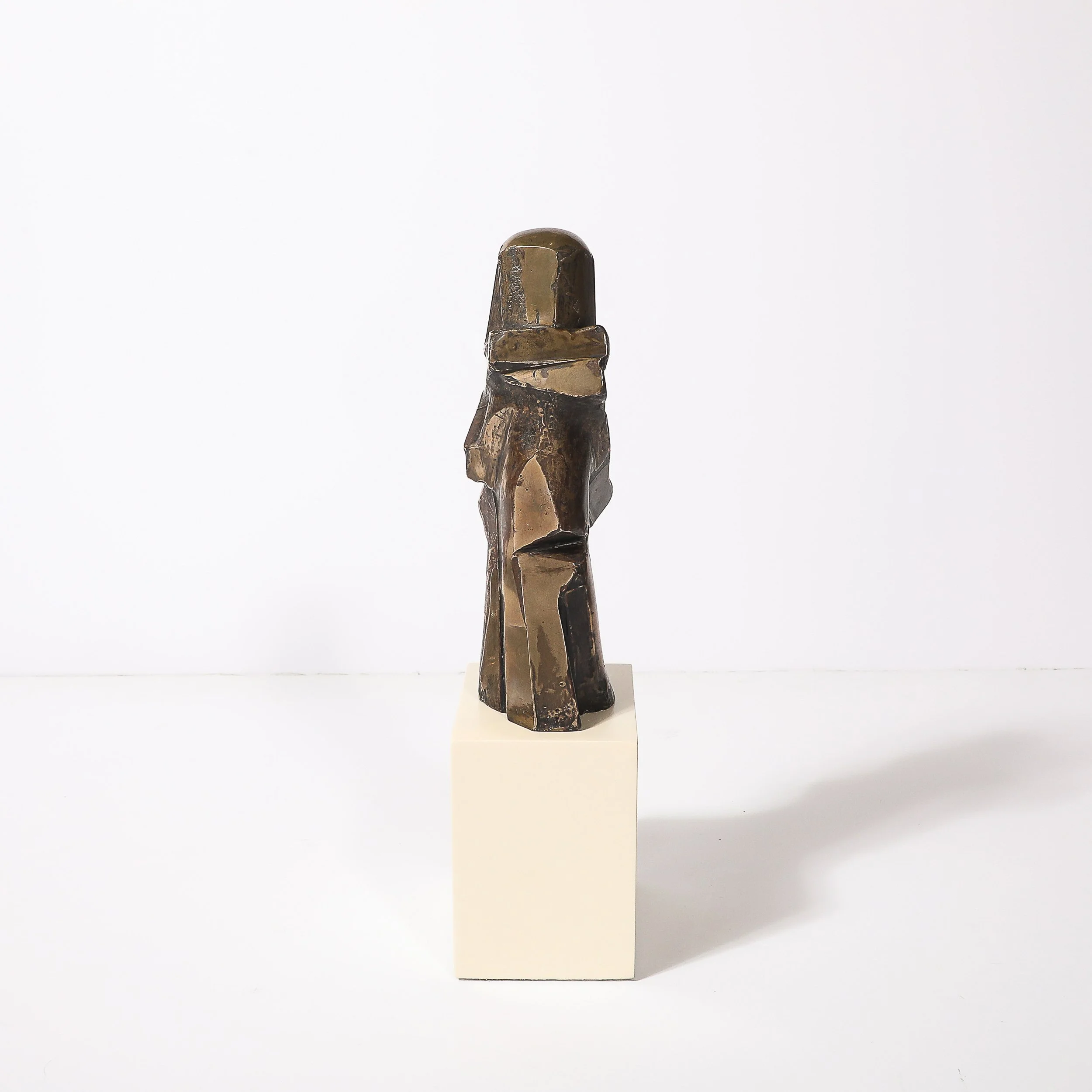 Mid-Century Modernist Abstracted Figural Bronze Sculpture of an Embracing Couple - High Style Deco 7.jpg